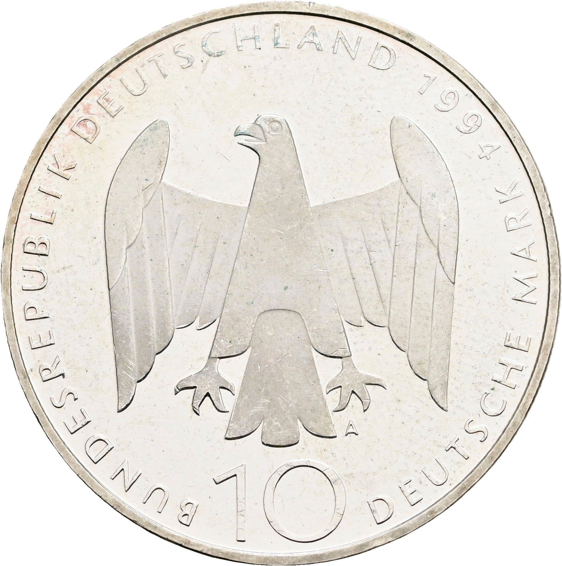 10 Deutsche Mark 1994 A – Rückseite