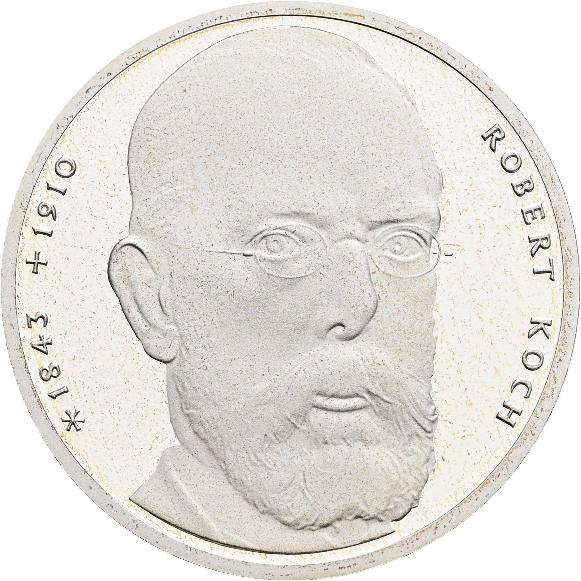10 Deutsche Mark 1993 J – Vorderseite