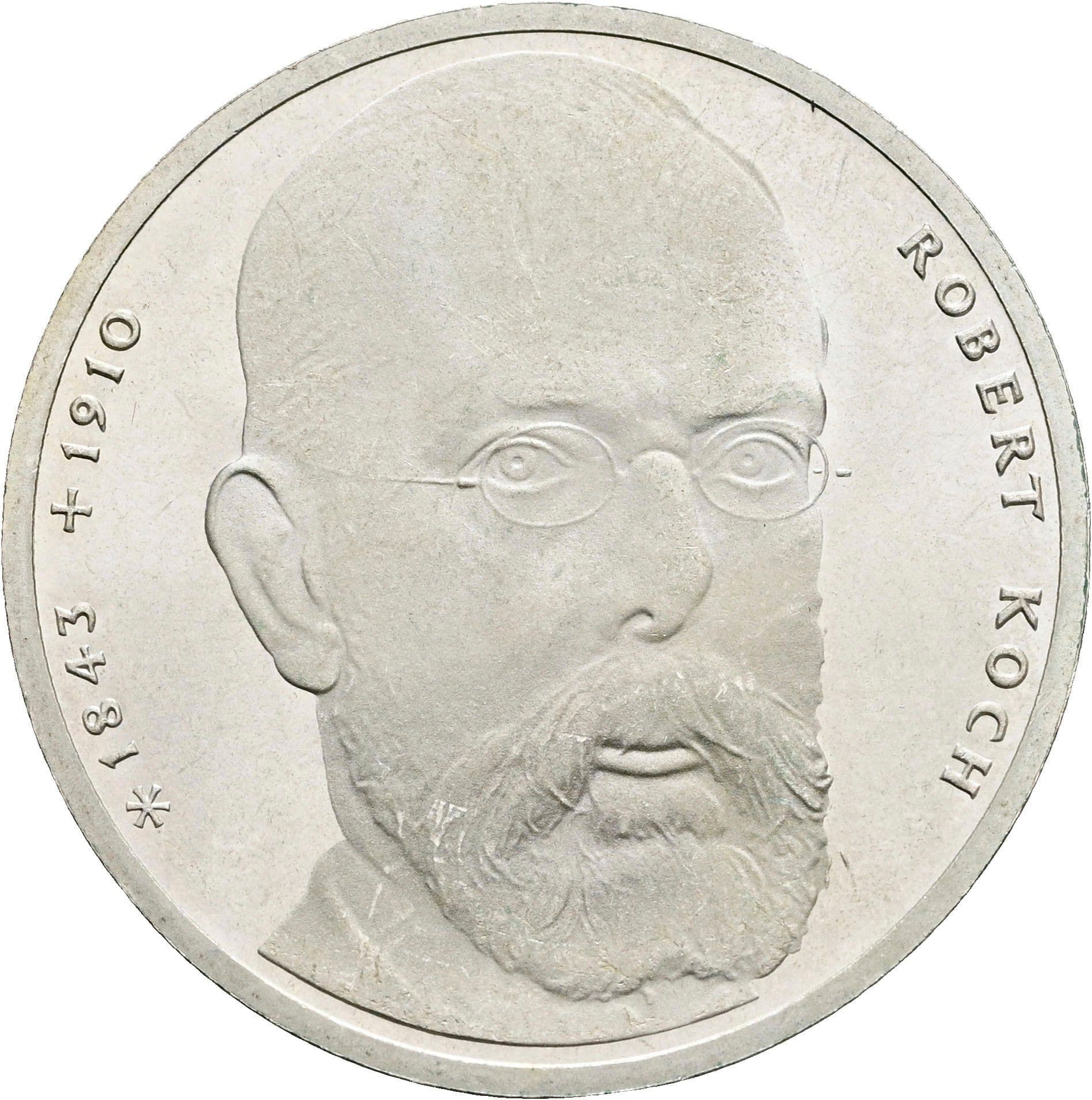 10 Deutsche Mark 1993 J – Vorderseite