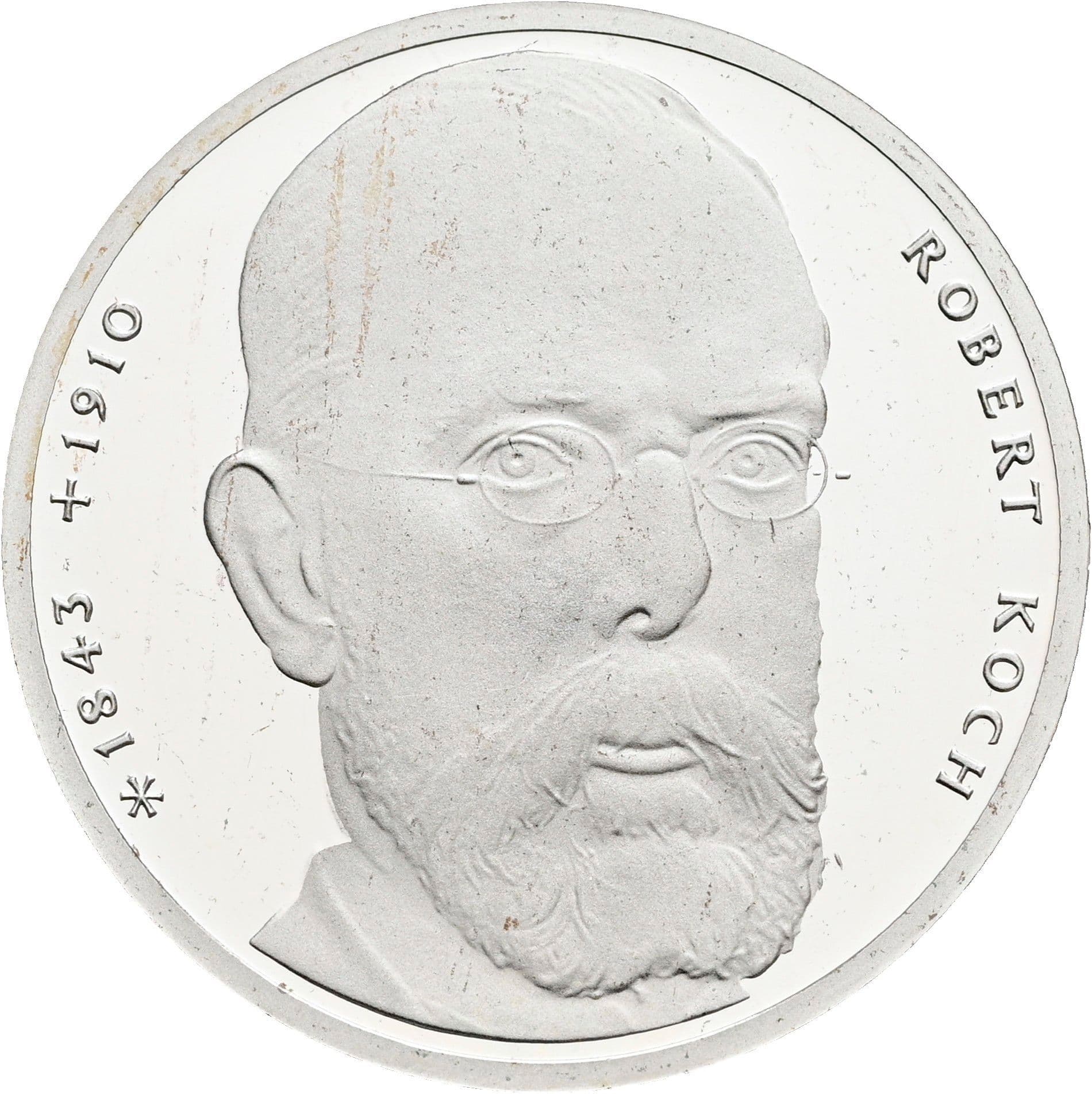 10 Deutsche Mark 1993 J – Vorderseite