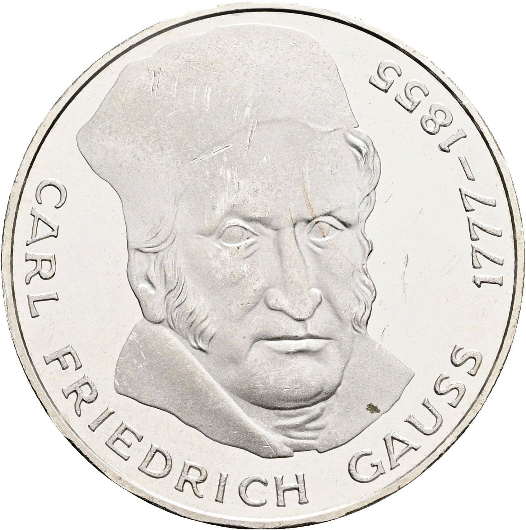 5 Deutsche Mark 1977 J – Vorderseite