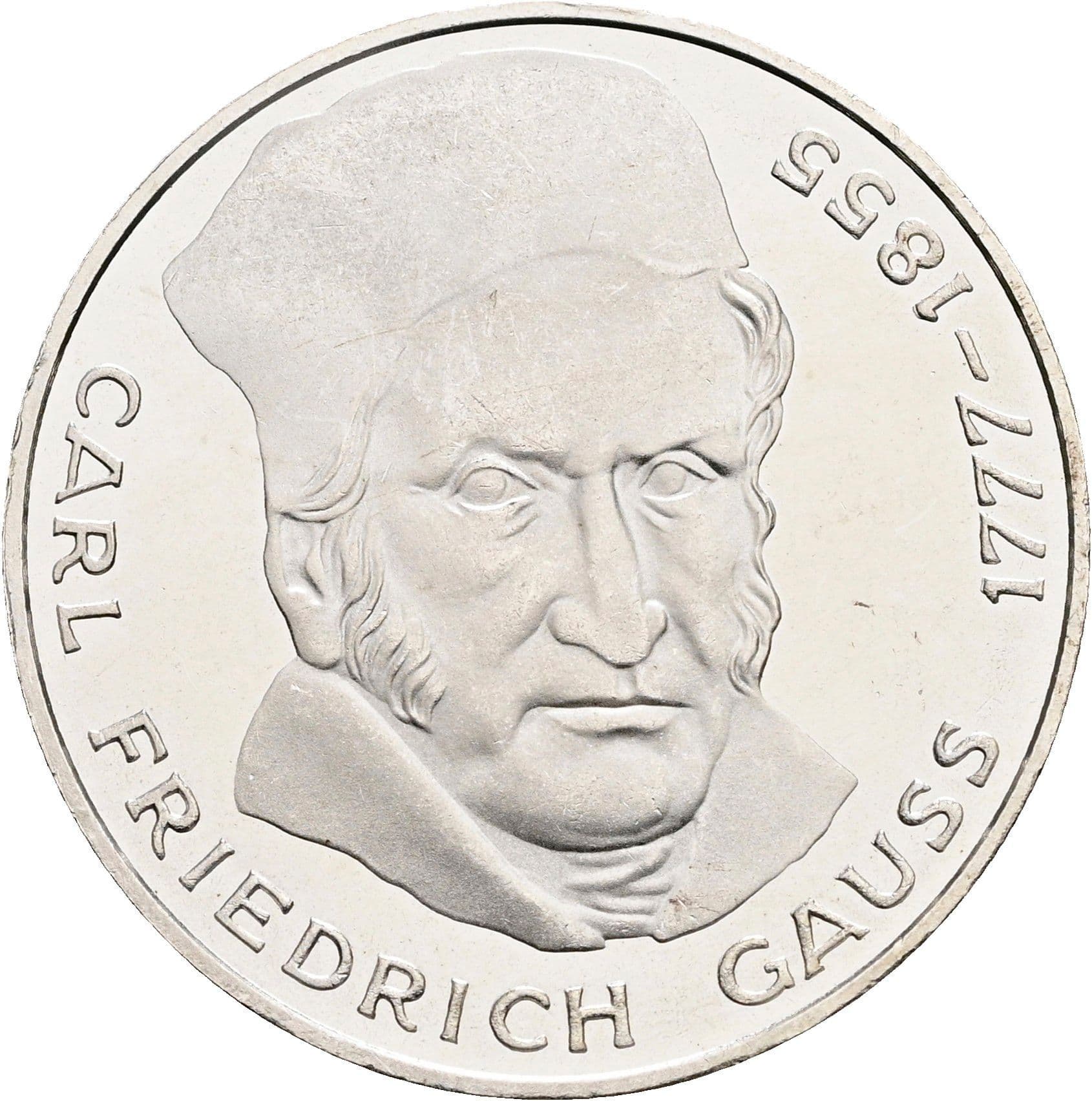 5 Deutsche Mark 1977 J – Vorderseite