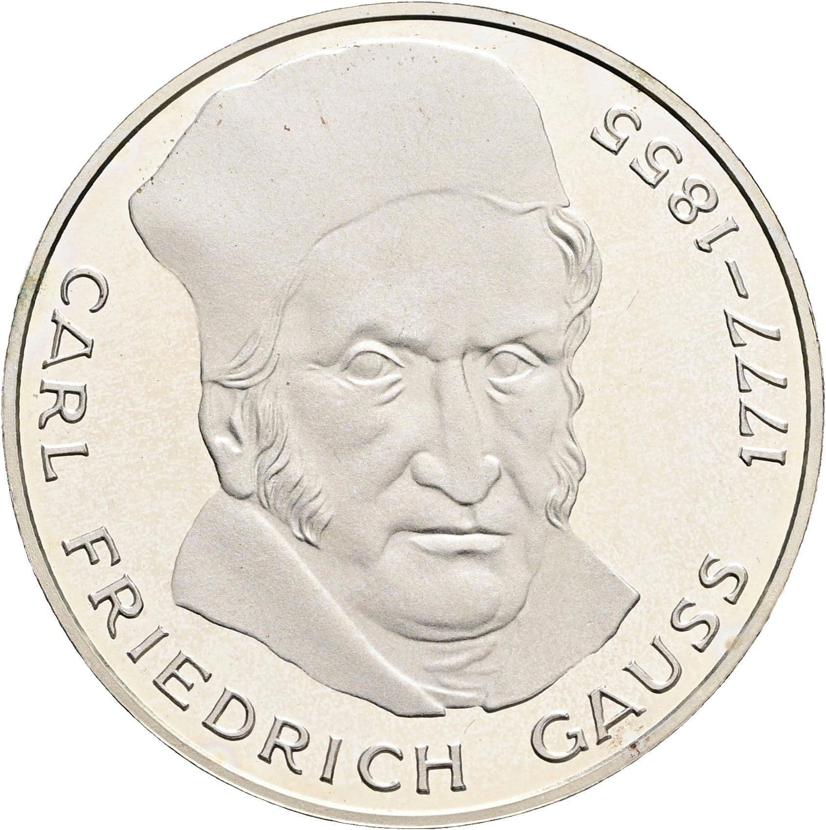 5 Deutsche Mark 1977 J – Vorderseite