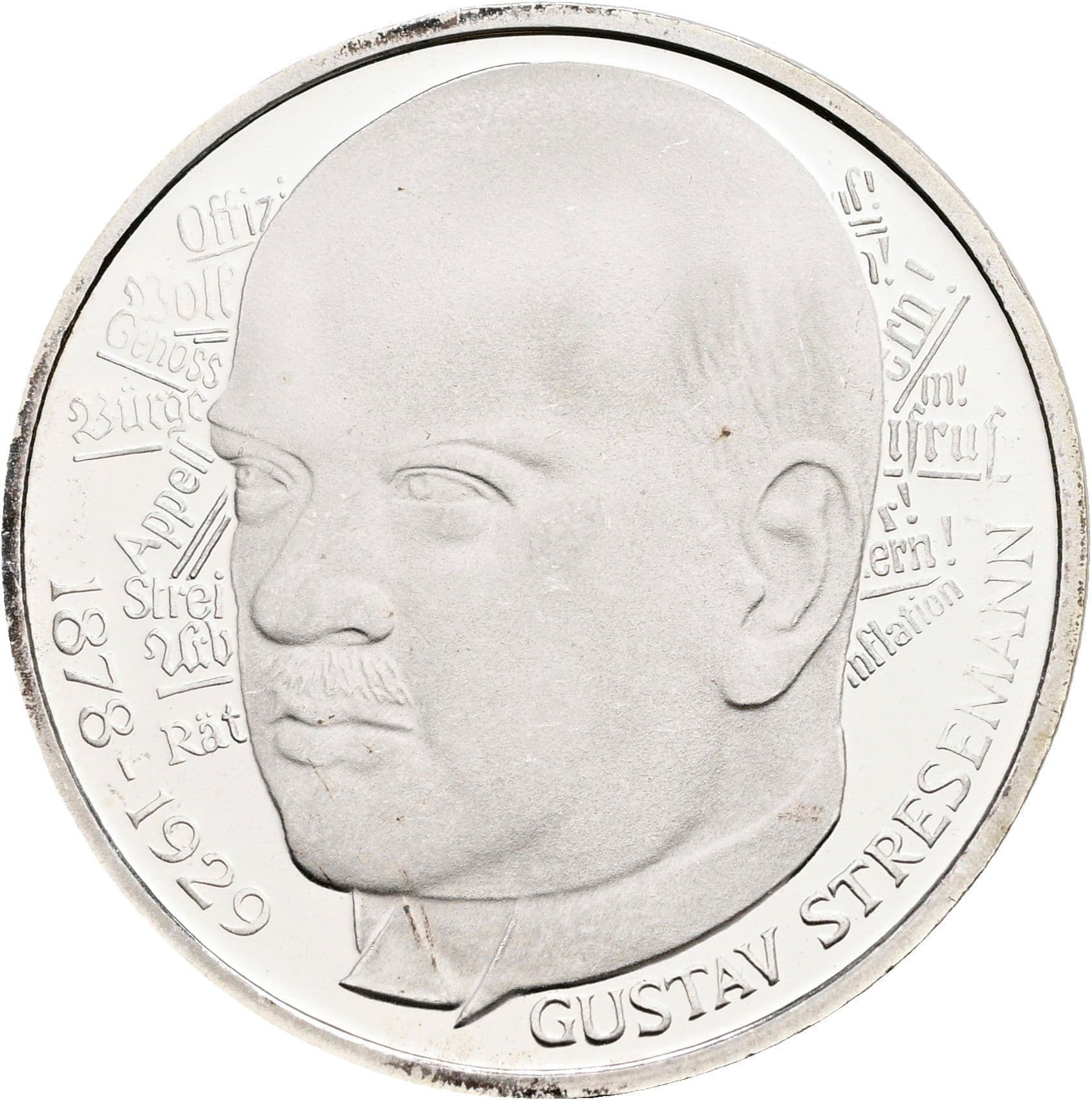 5 Deutsche Mark 1978 D – Vorderseite
