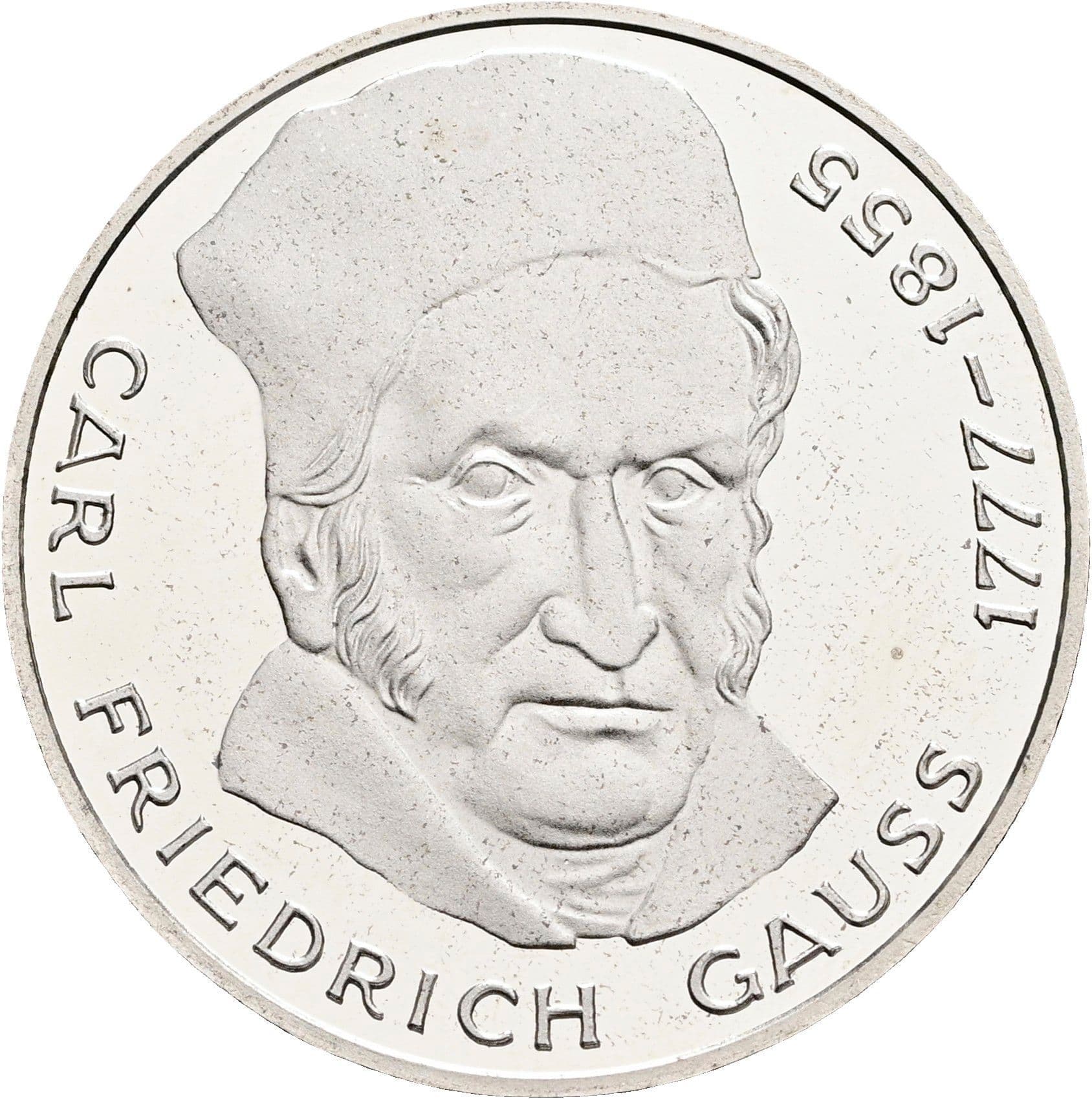 5 Deutsche Mark 1977 J – Vorderseite