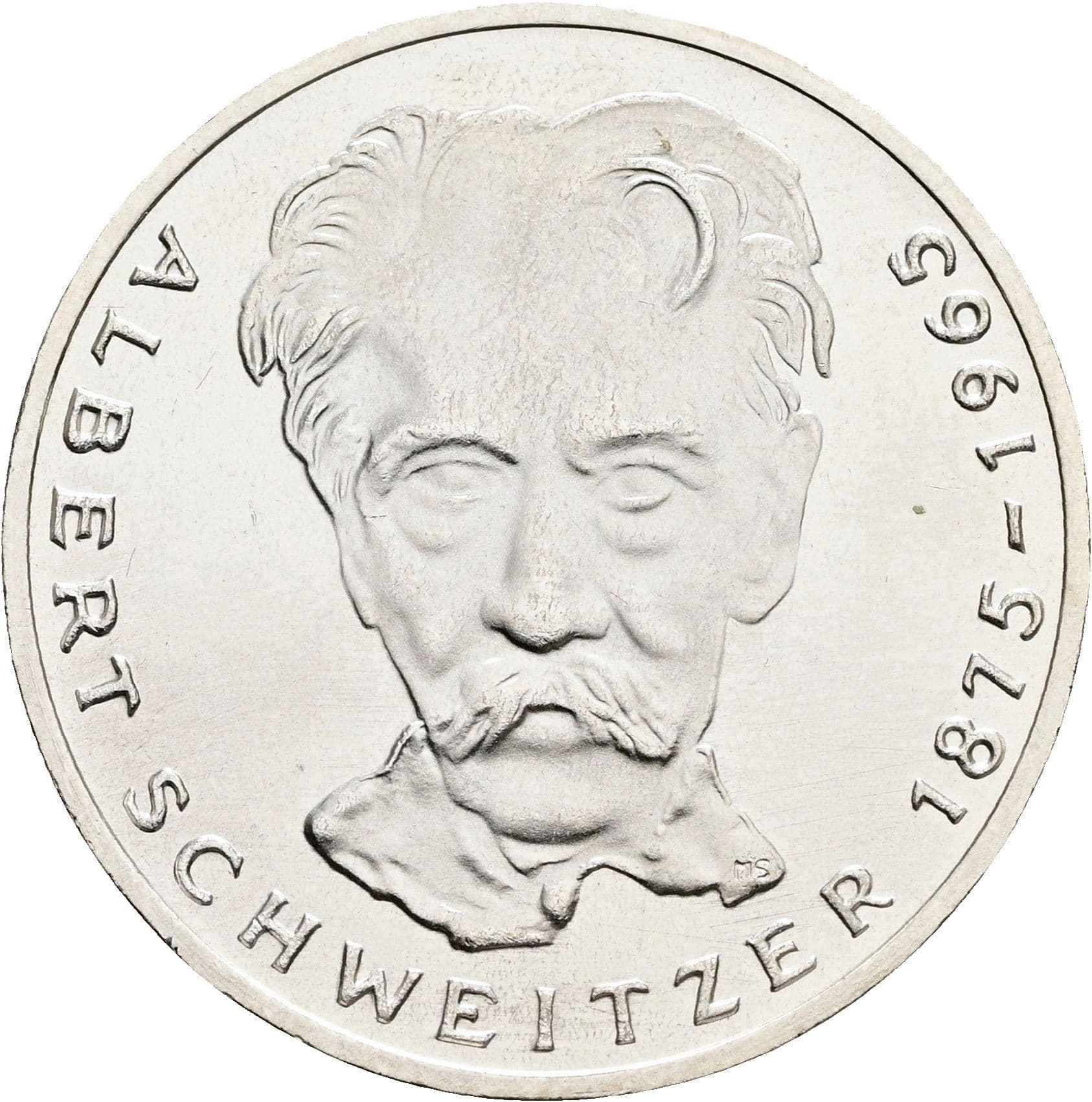 5 Deutsche Mark 1975 G – Vorderseite