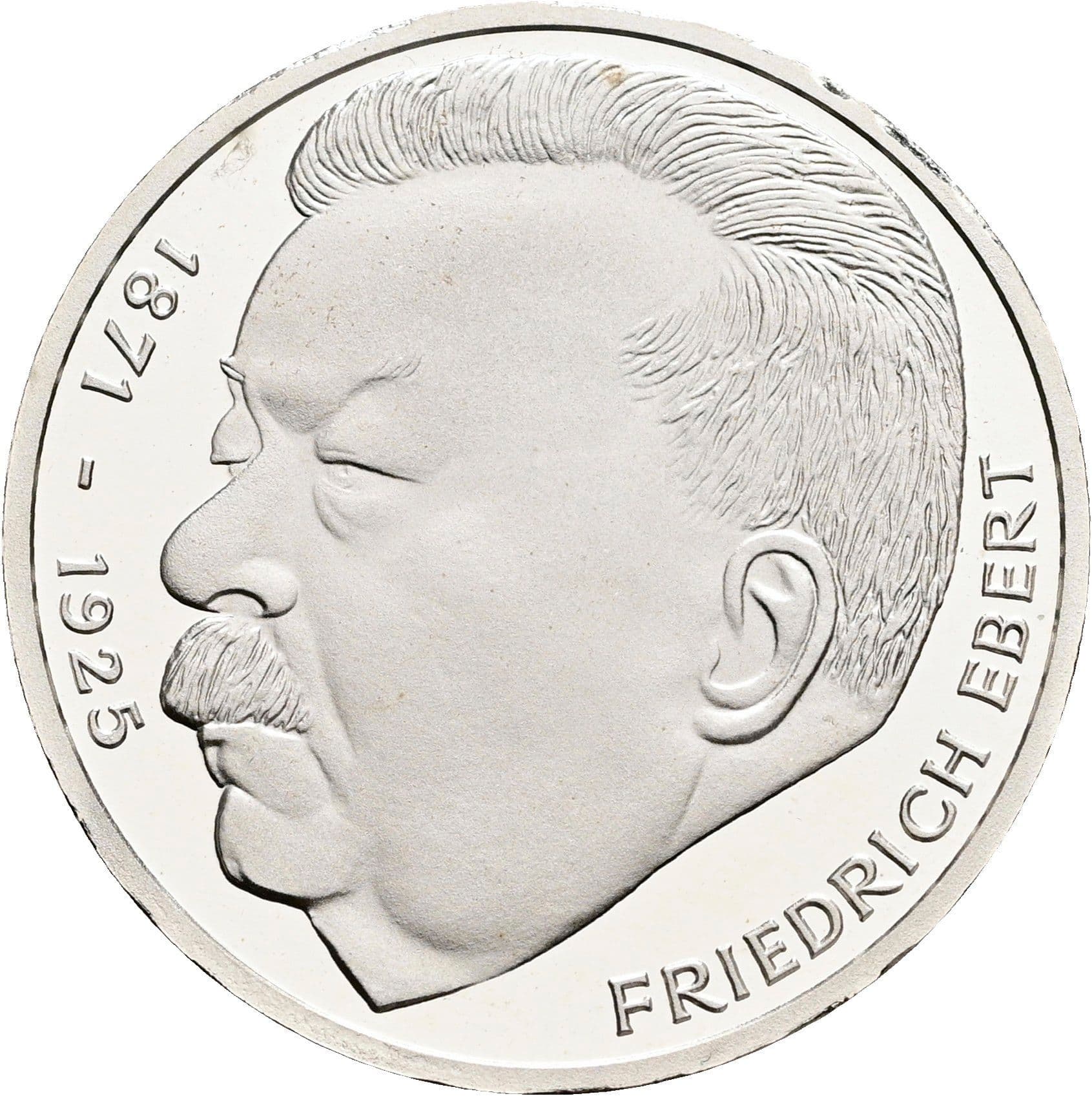 5 Deutsche Mark 1975 J – Vorderseite