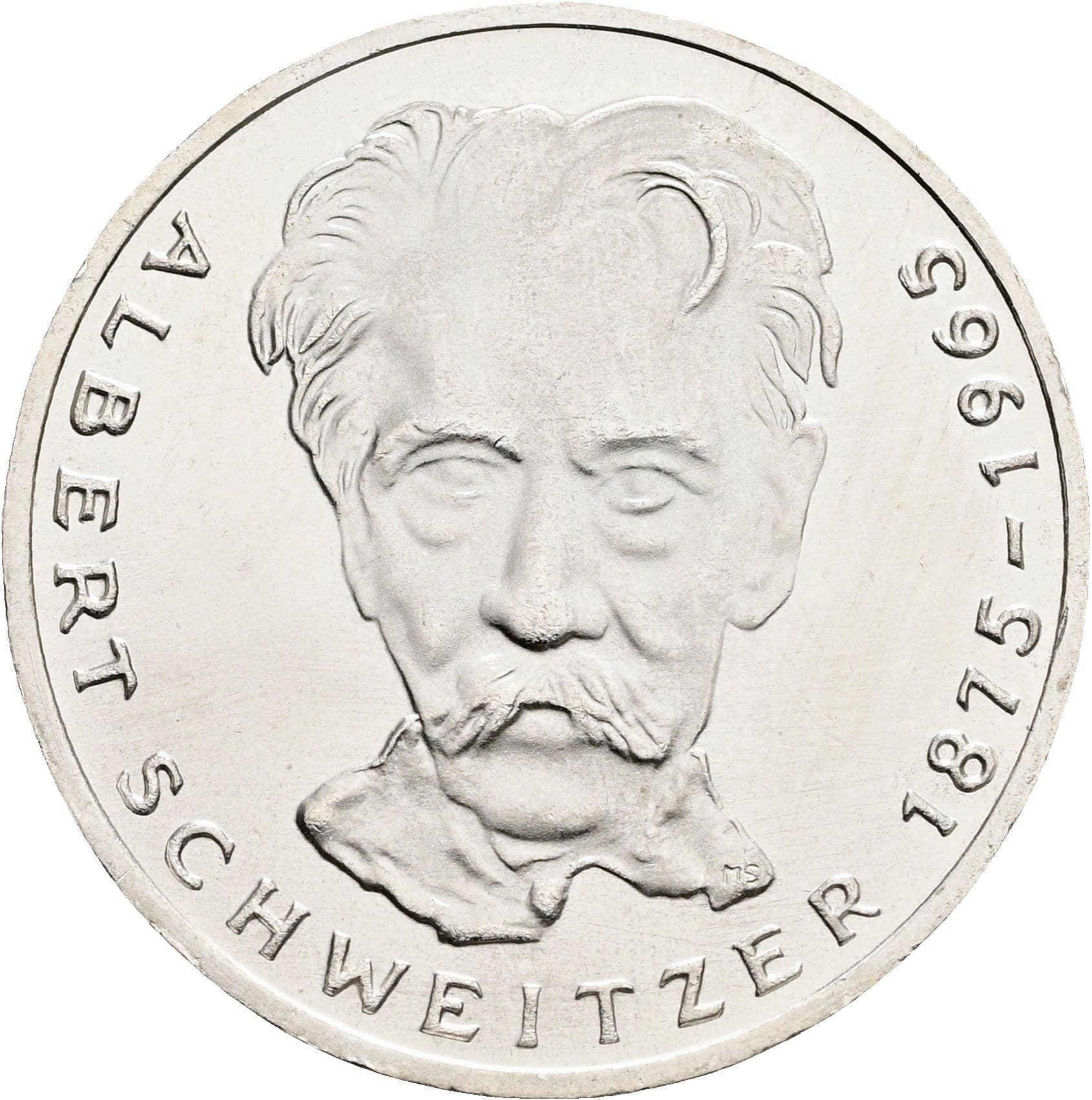5 Deutsche Mark 1975 G – Vorderseite