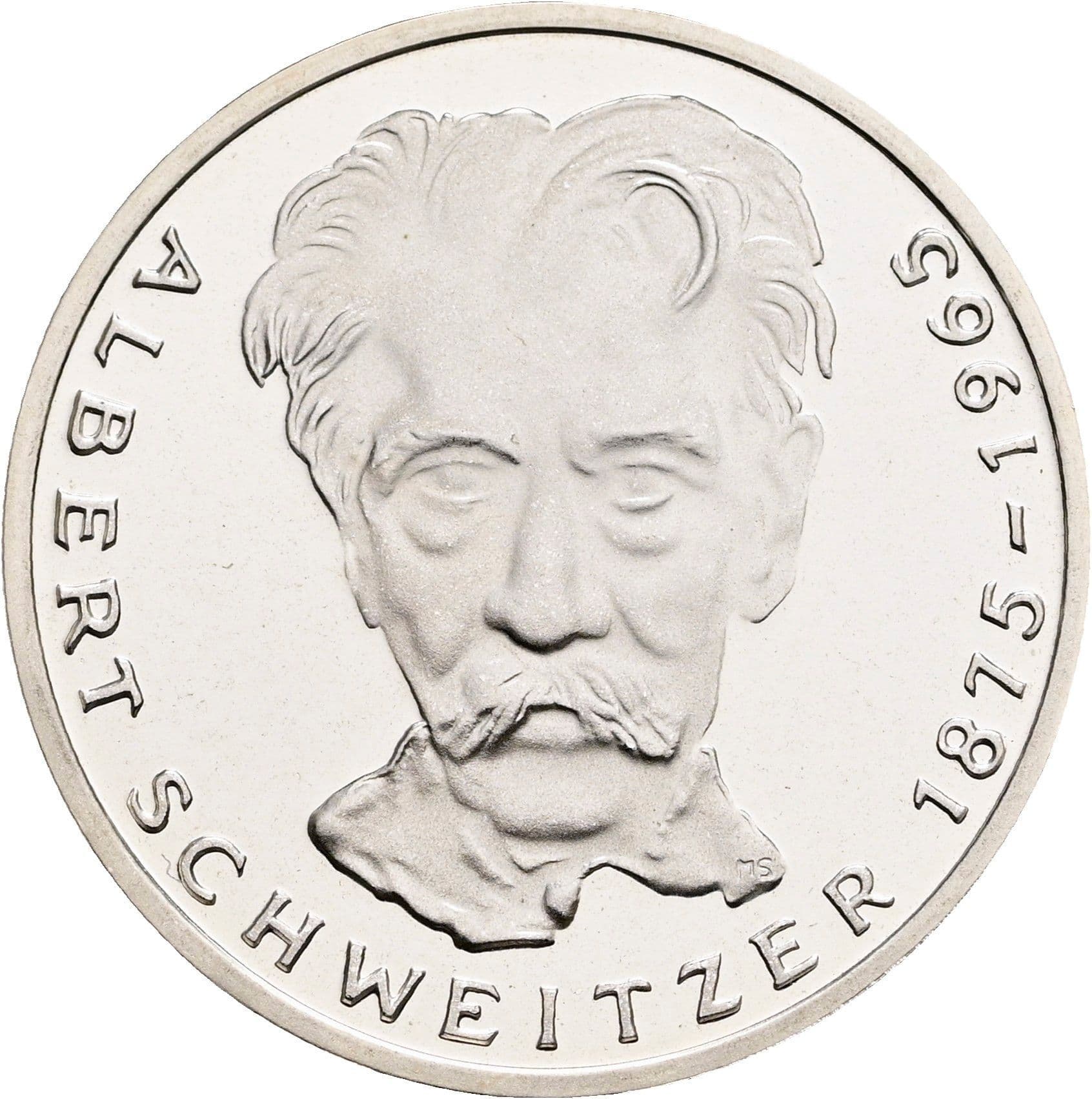 5 Deutsche Mark 1975 G – Vorderseite