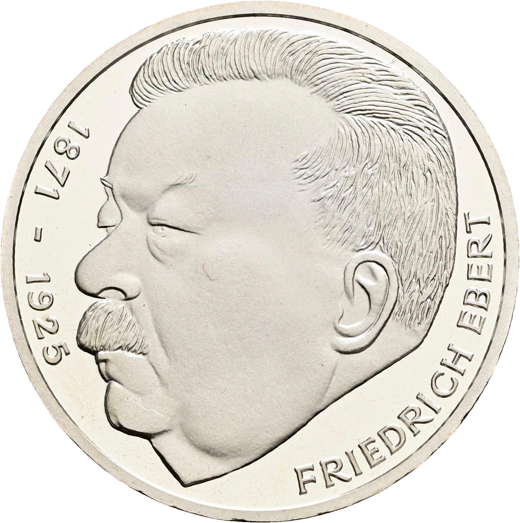 5 Deutsche Mark 1975 J – Vorderseite