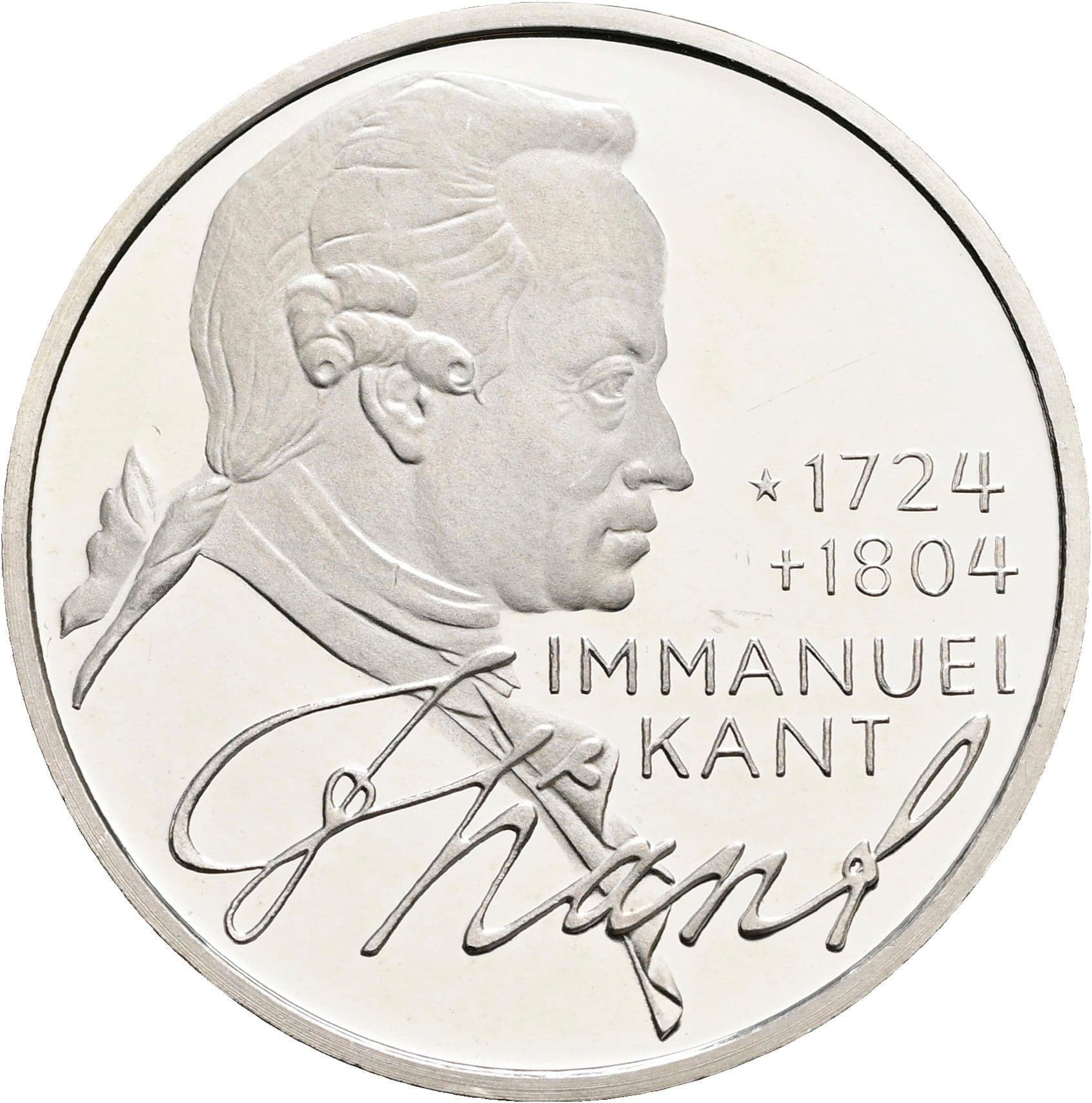 5 Deutsche Mark 1974 D – Vorderseite