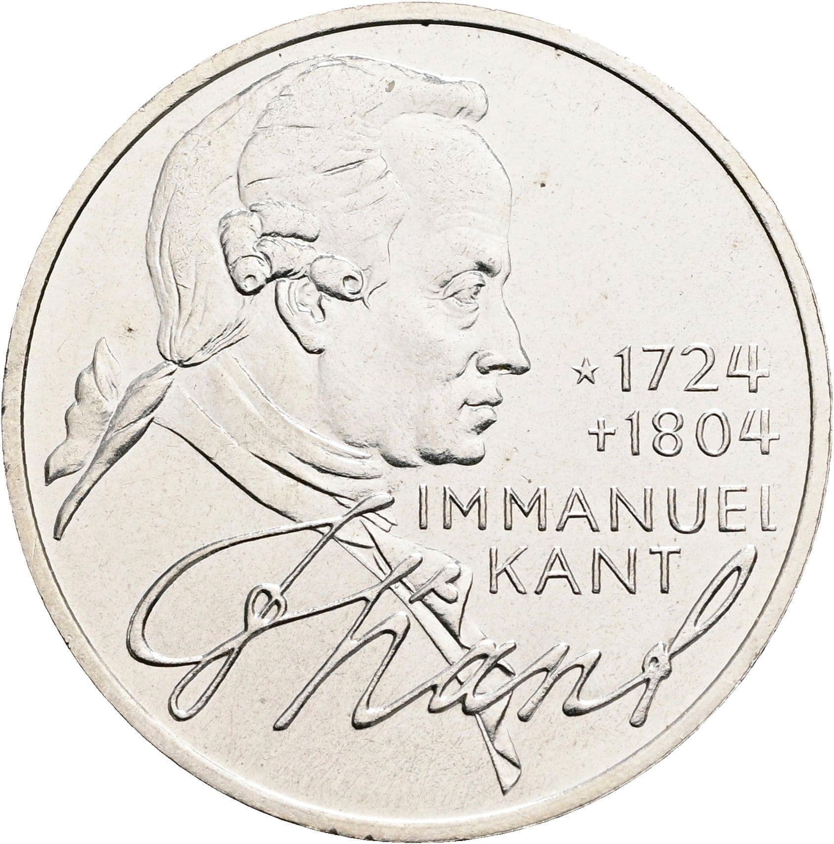 5 Deutsche Mark 1974 D – Vorderseite