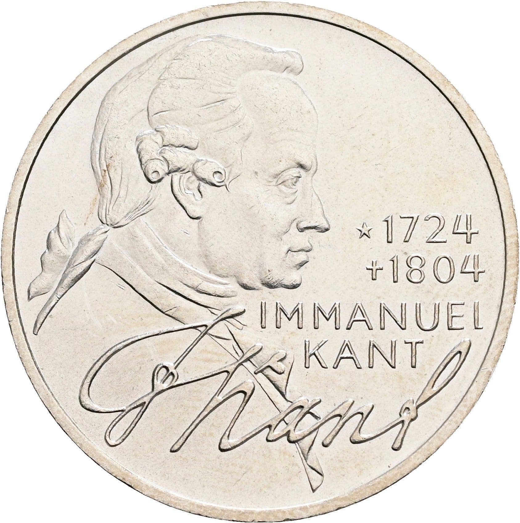 5 Deutsche Mark 1974 D – Vorderseite
