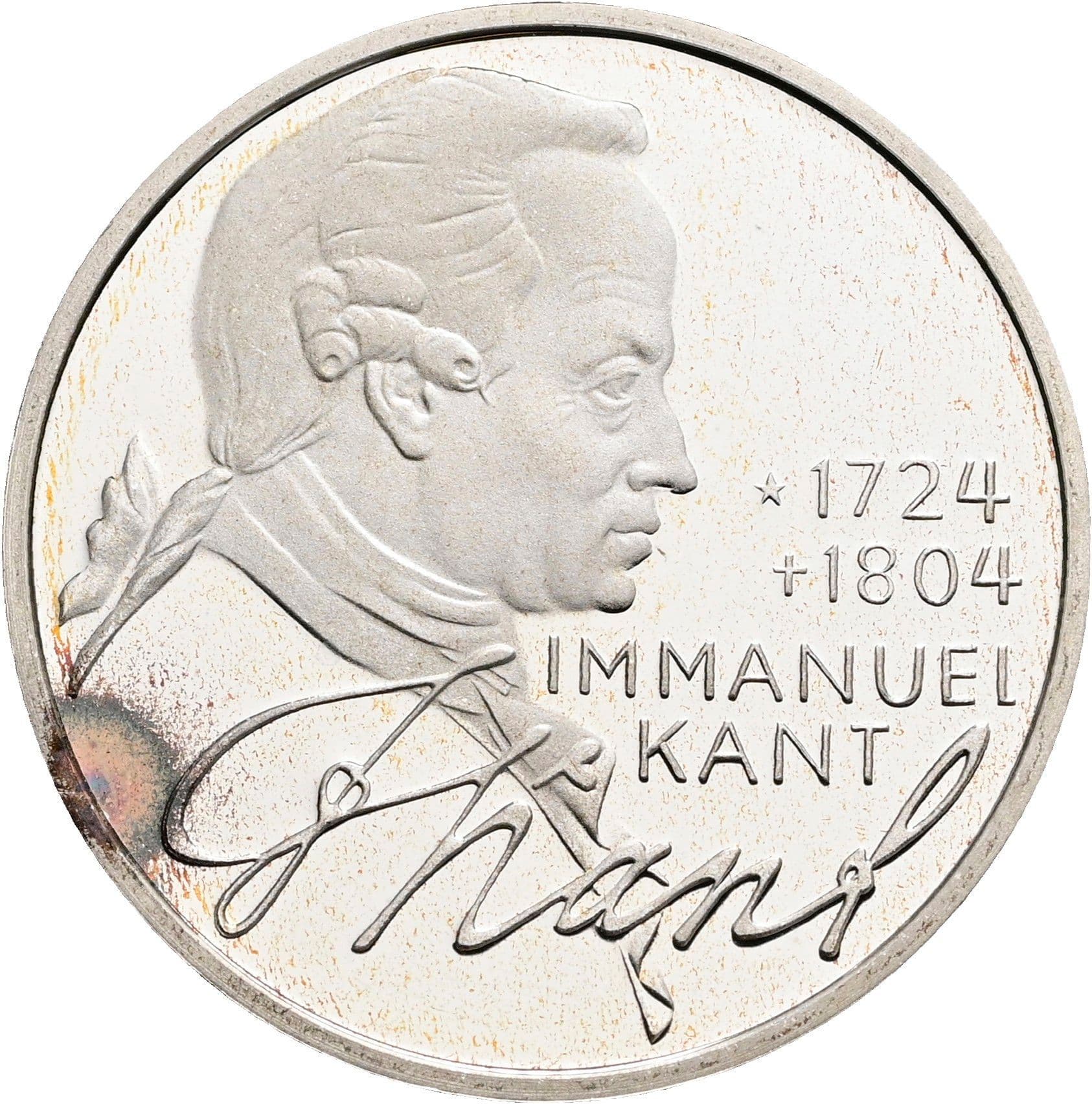 5 Deutsche Mark 1974 D – Vorderseite