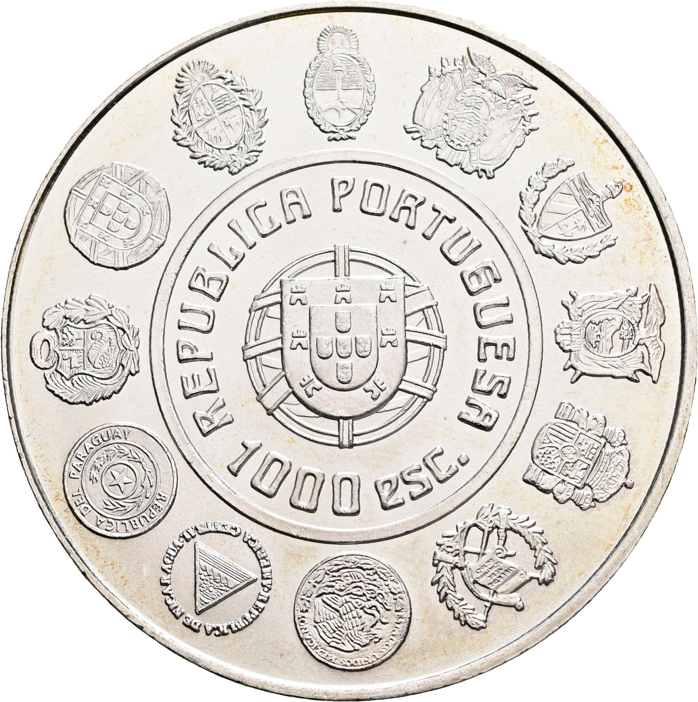 1000 Escudos 1997 – Rückseite