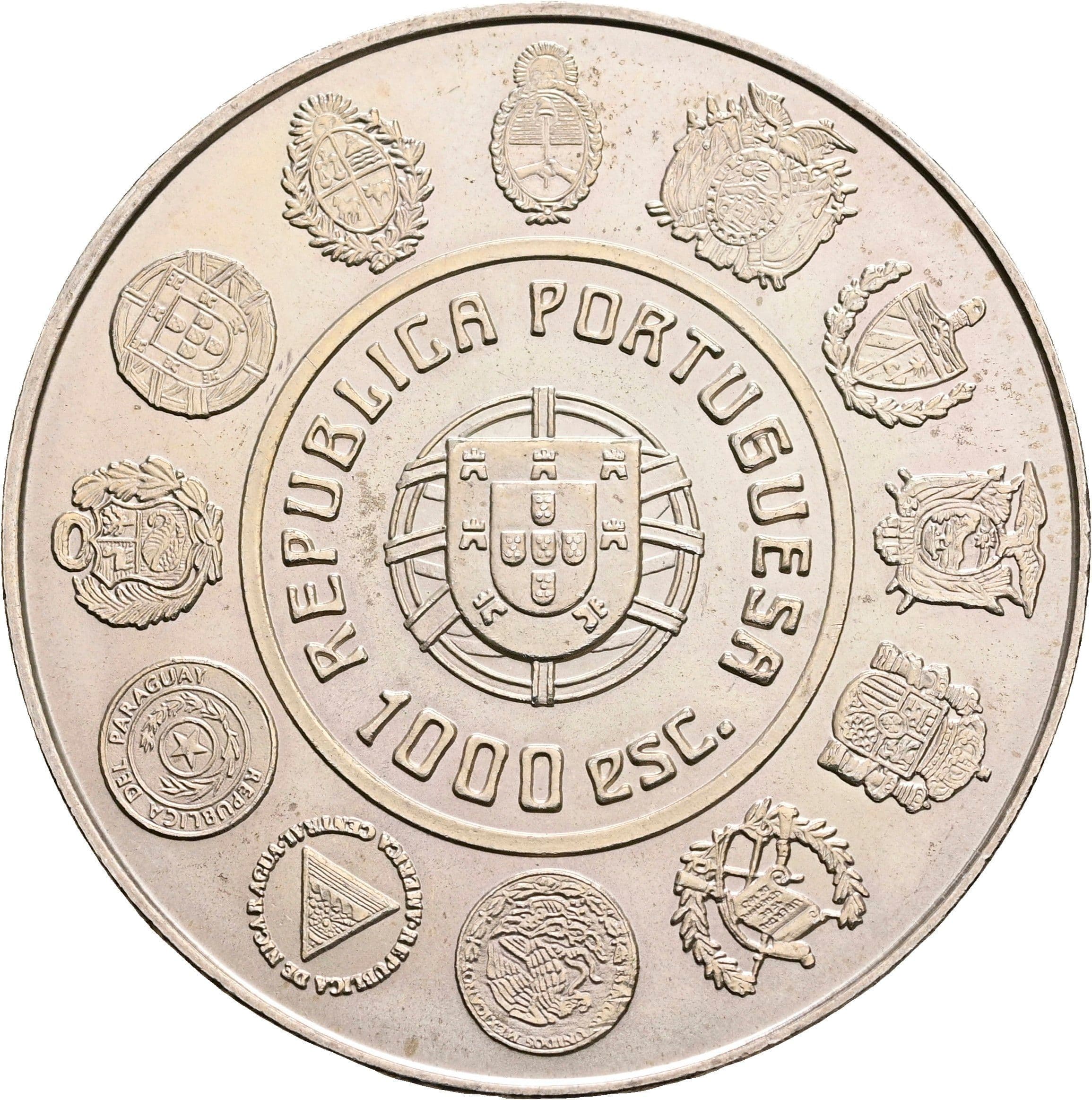 1000 Escudos 1997 – Rückseite