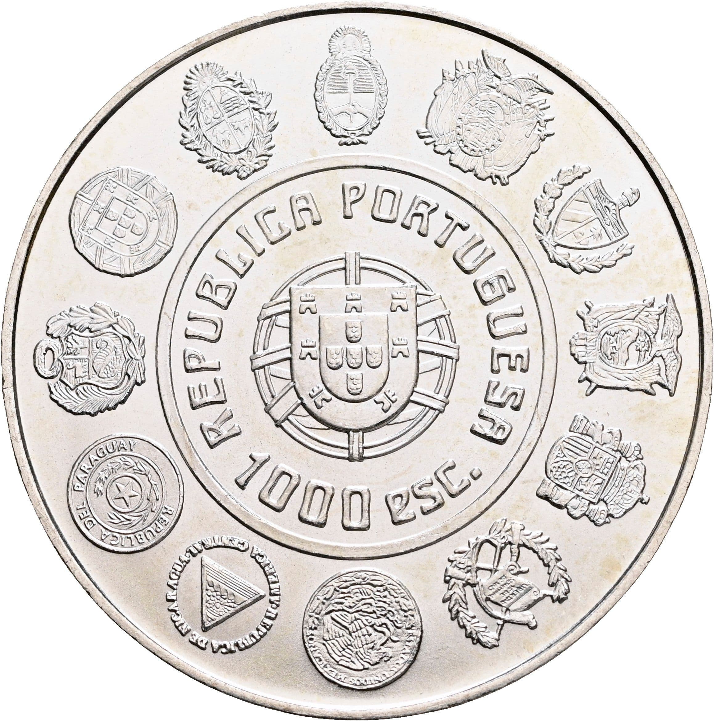 1000 Escudos 1997 – Rückseite