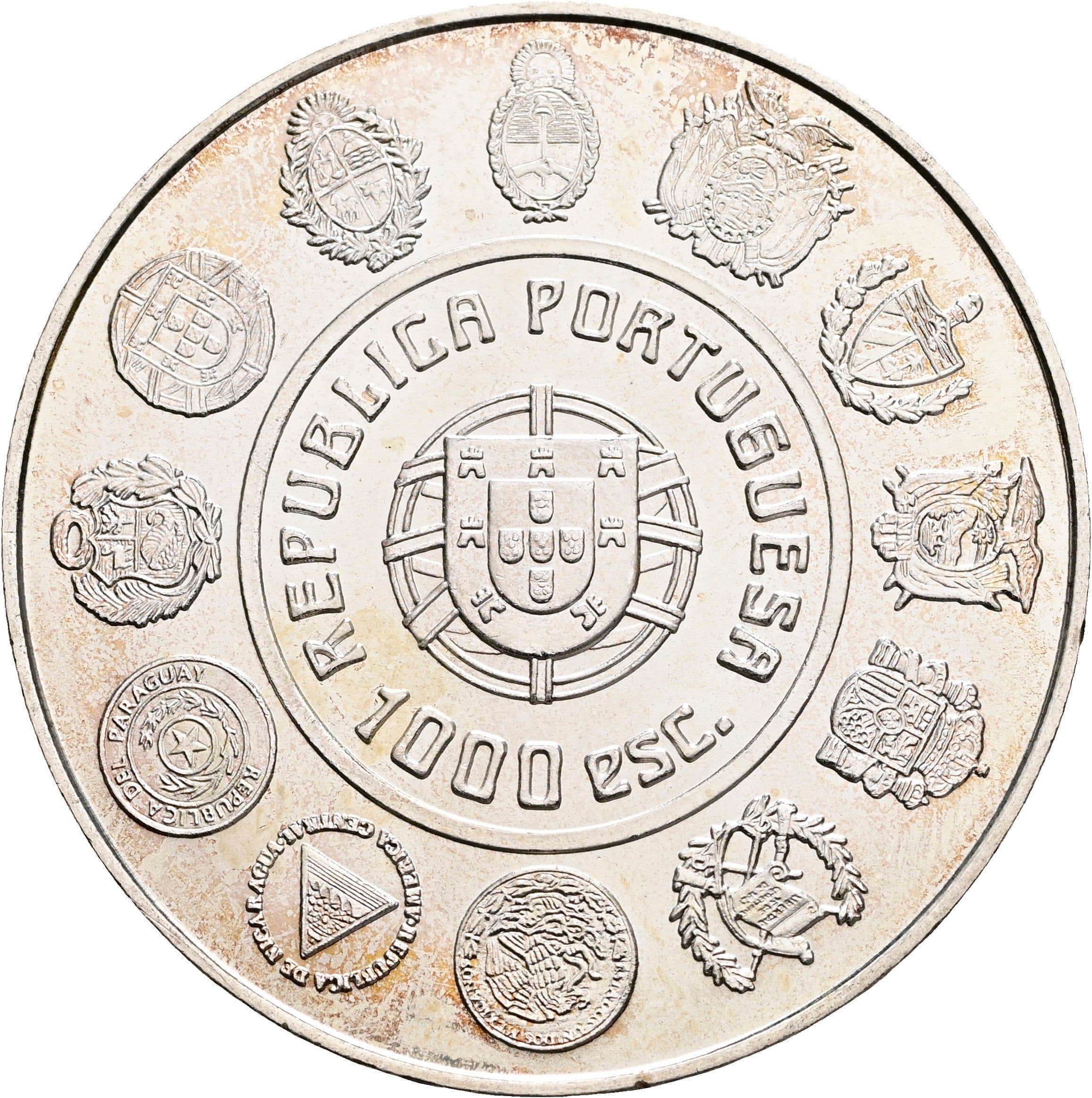 1000 Escudos 1997 – Rückseite