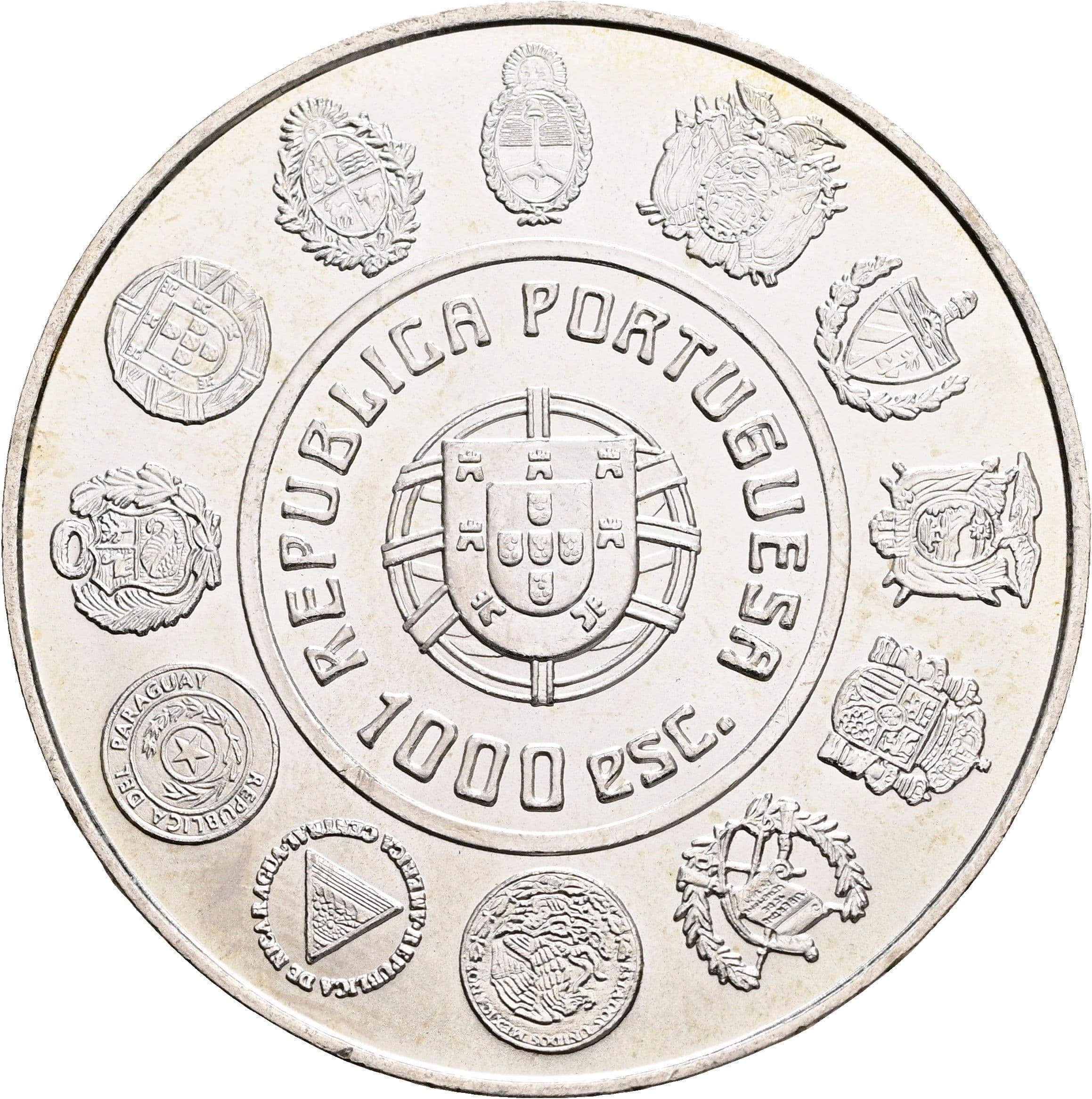 1000 Escudos 1997 – Rückseite
