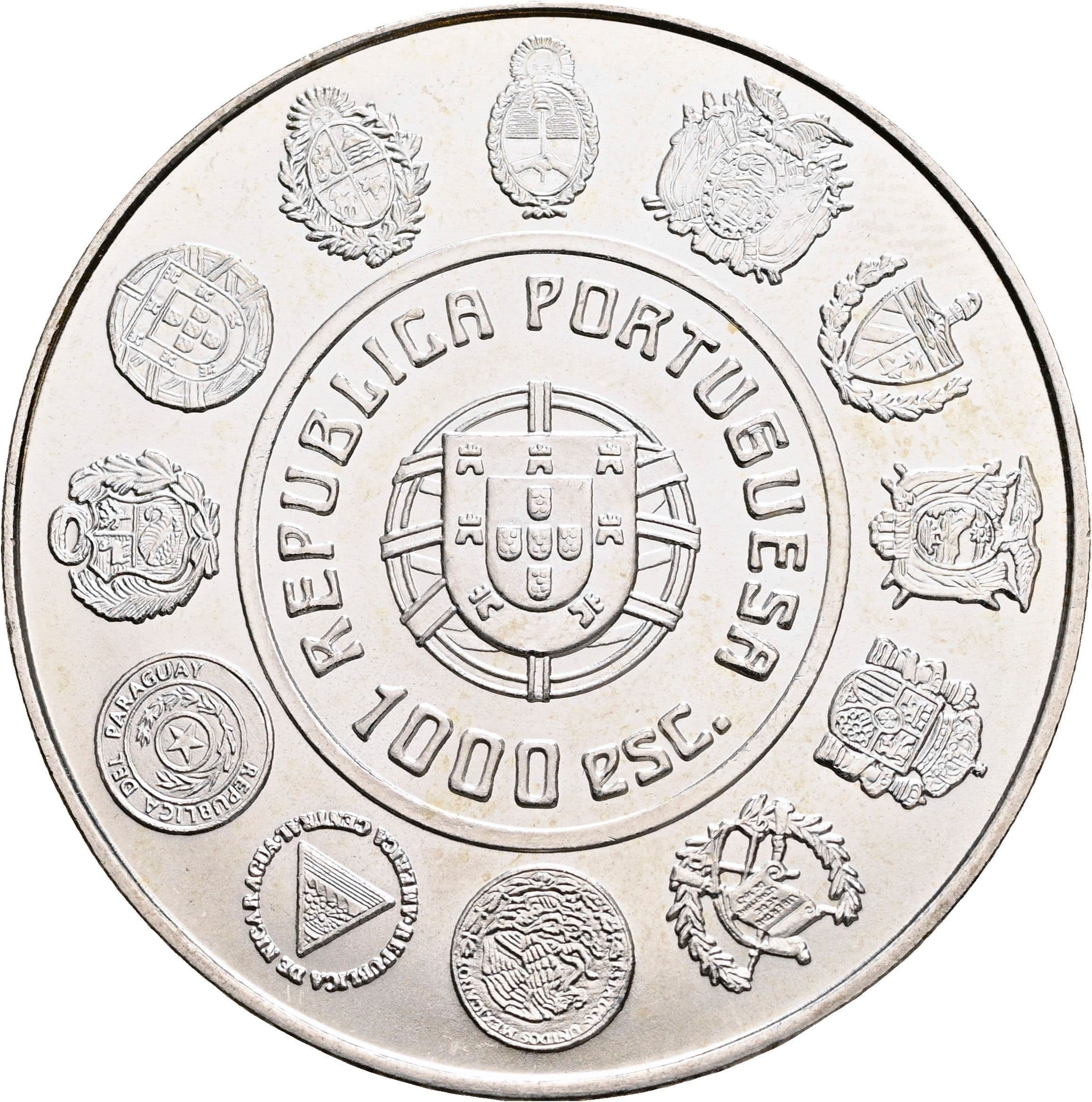 1000 Escudos 1997 – Rückseite