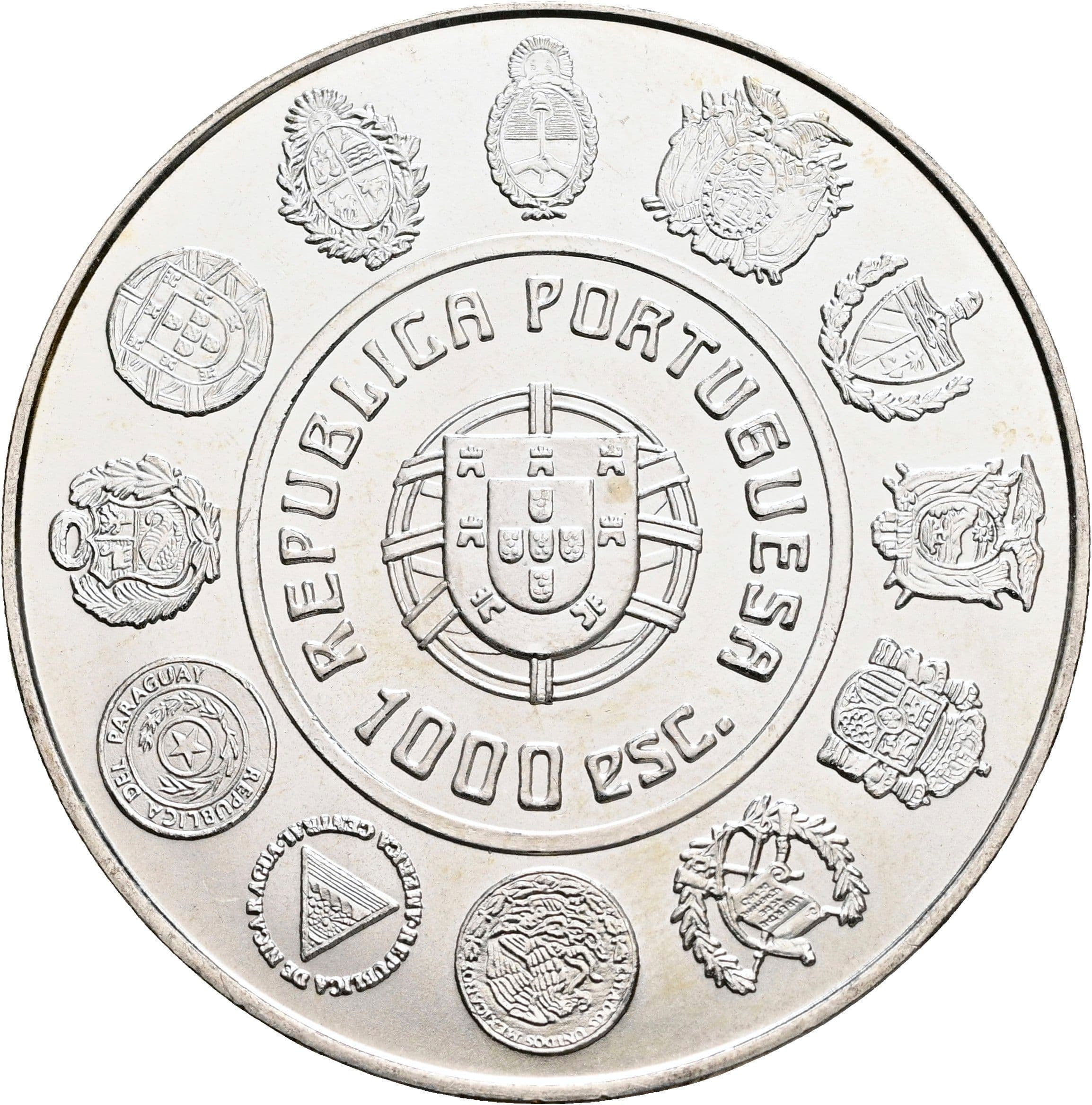 1000 Escudos 1997 – Rückseite