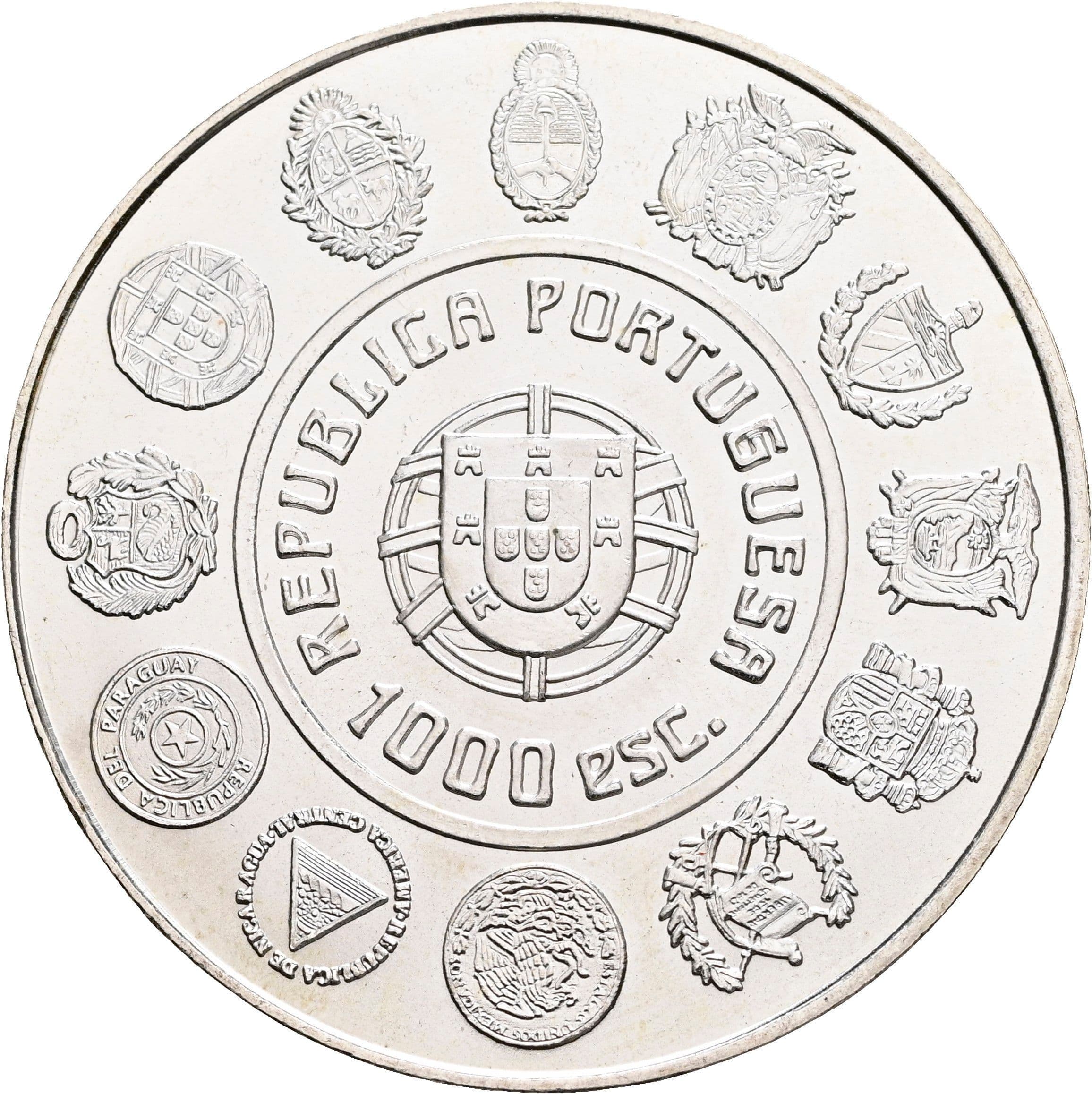 1000 Escudos 1997 – Rückseite