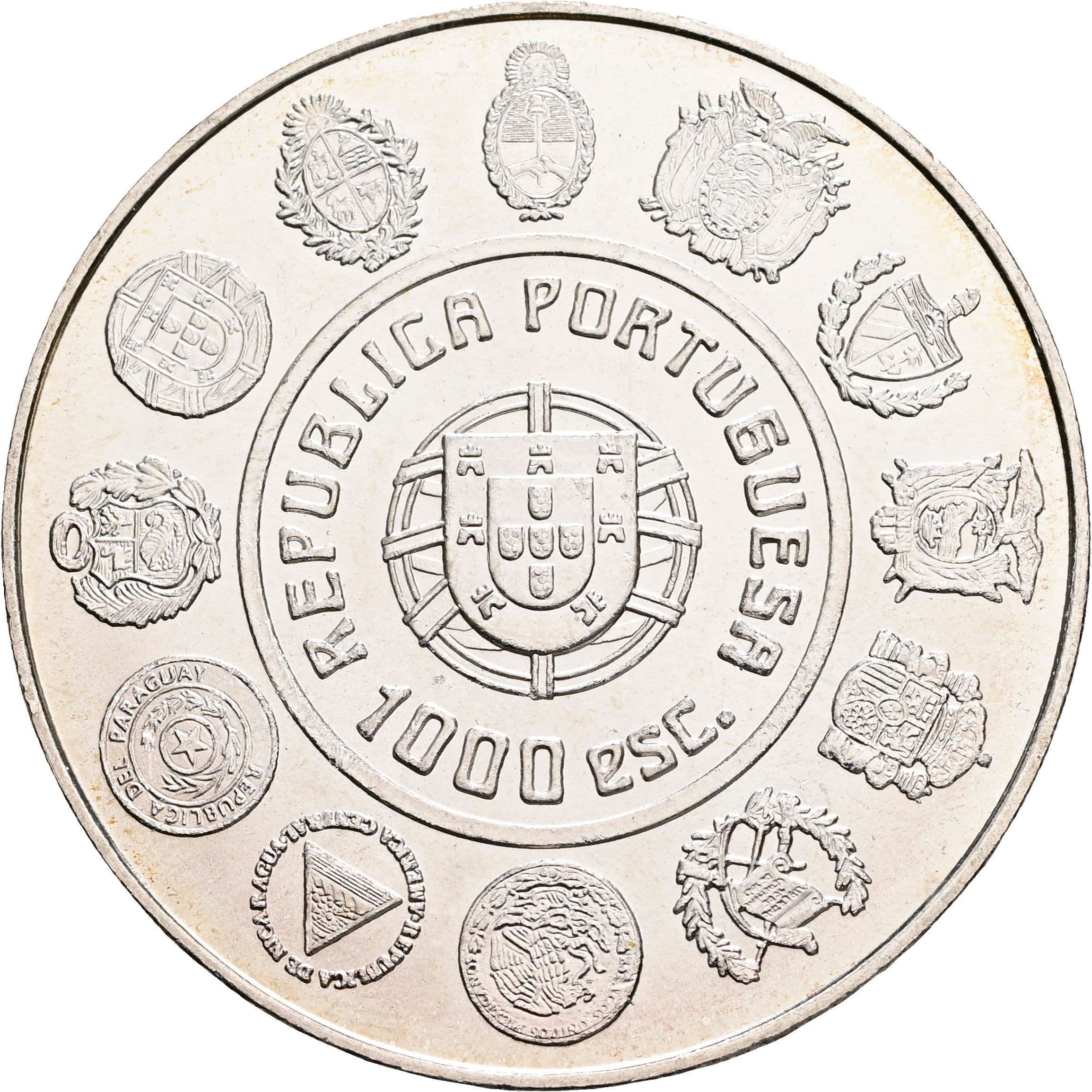 1000 Escudos 1997 – Rückseite