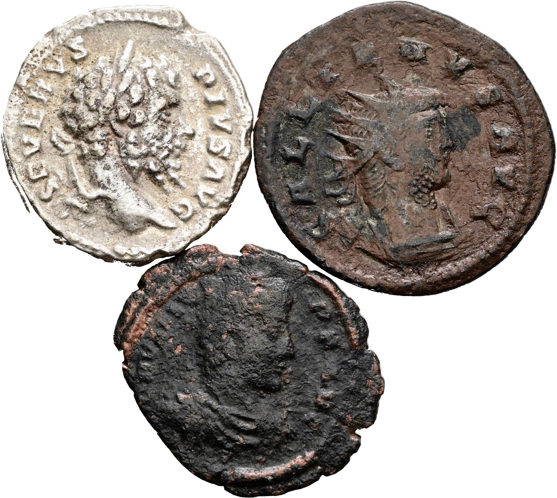 Lot Antoninian, Denar, Bronze – Vorderseite