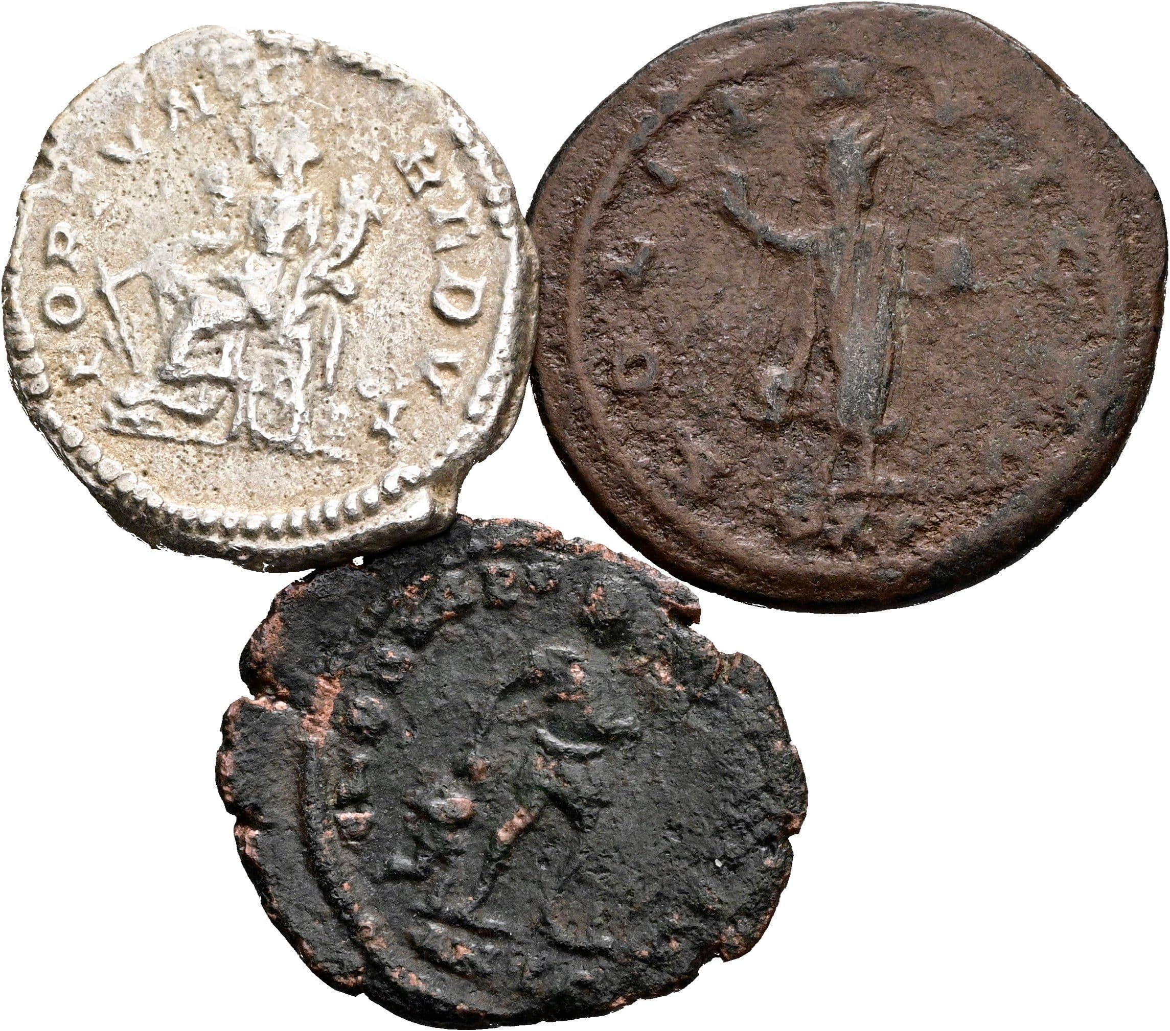Lot Antoninian, Denar, Bronze – Rückseite