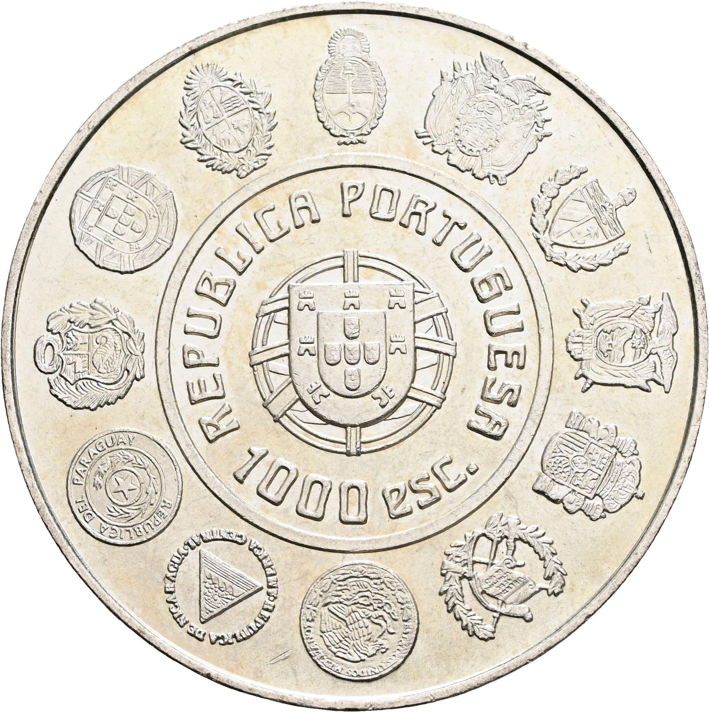 1000 Escudos 1997 – Rückseite