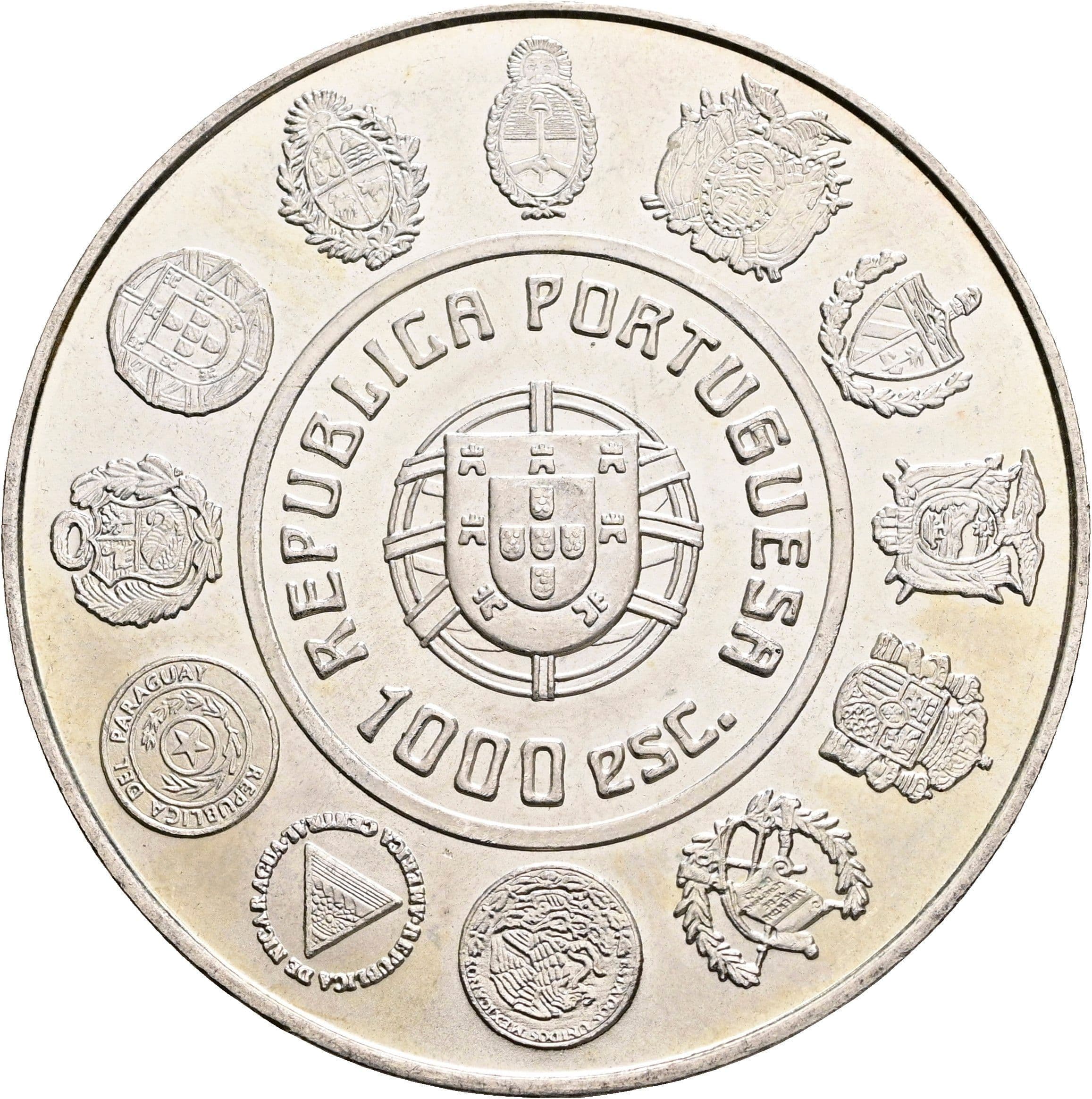 1000 Escudos 1997 – Rückseite