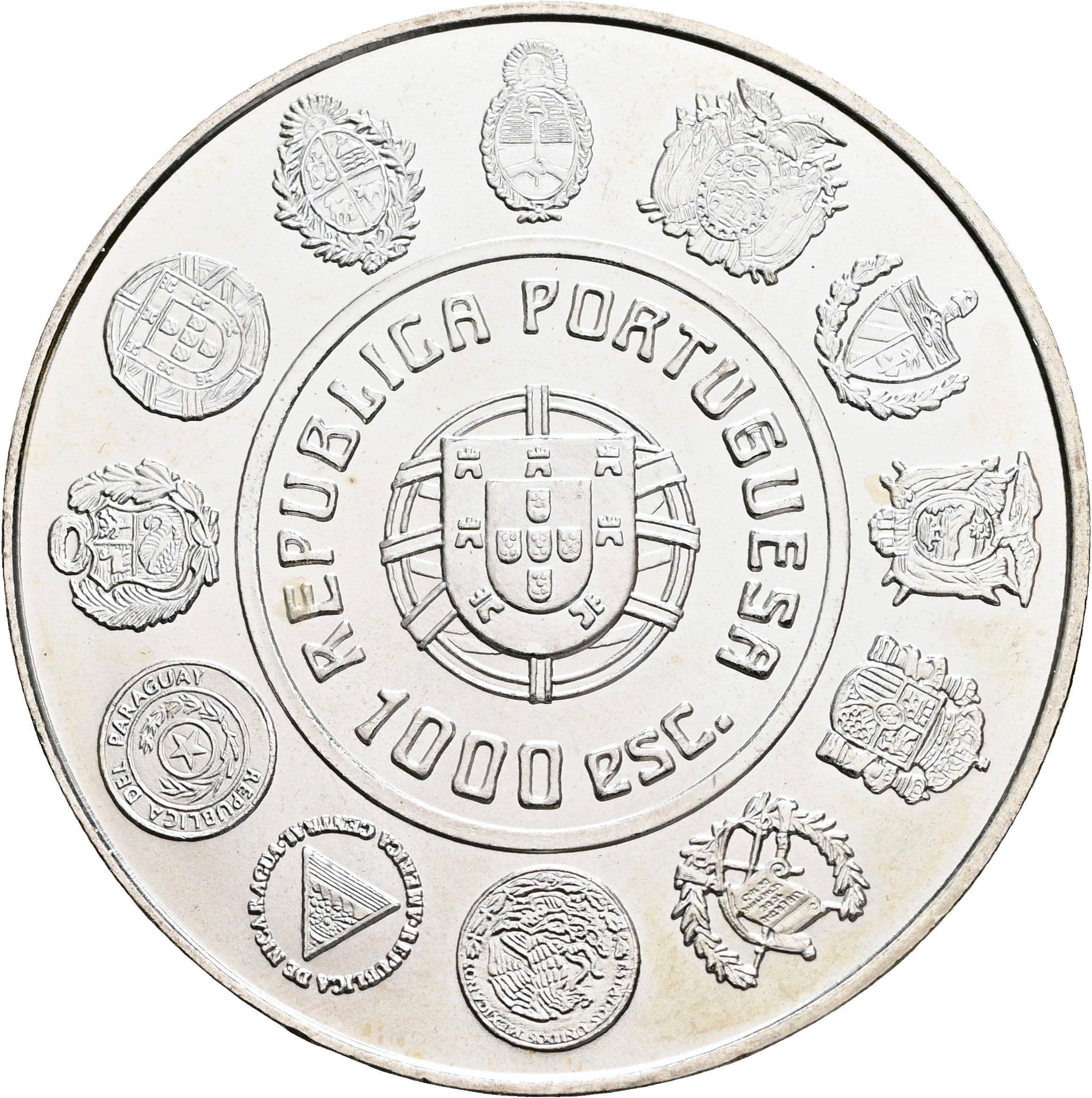 1000 Escudos 1997 – Rückseite