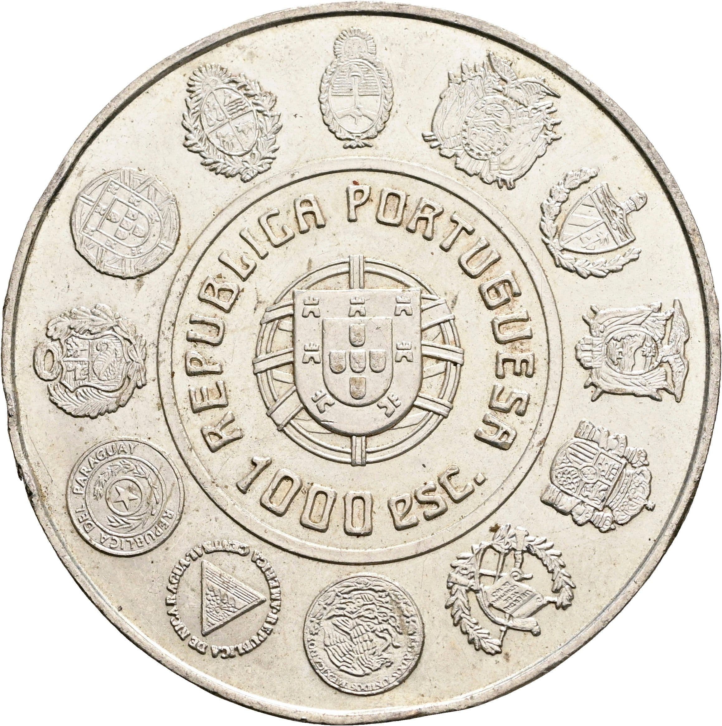 1000 Escudos 1997 – Rückseite