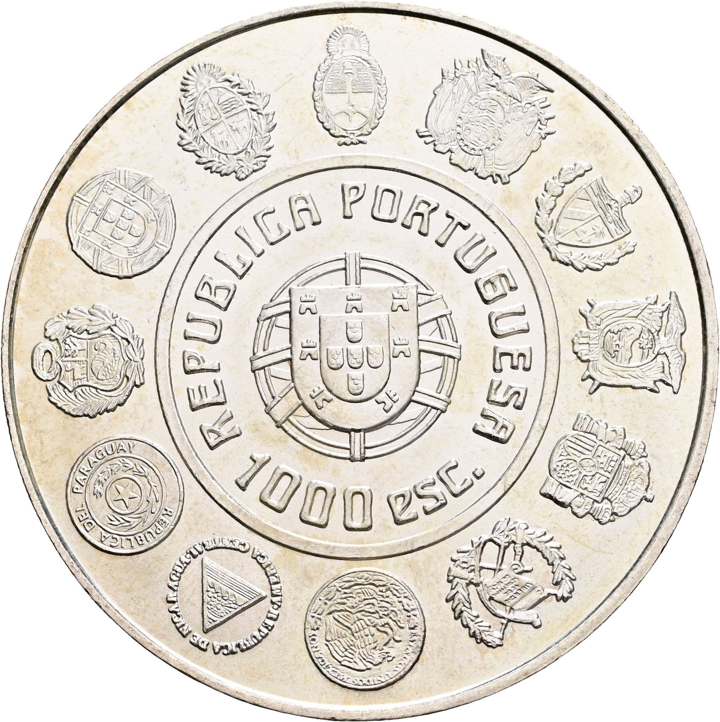 1000 Escudos 1997 – Rückseite