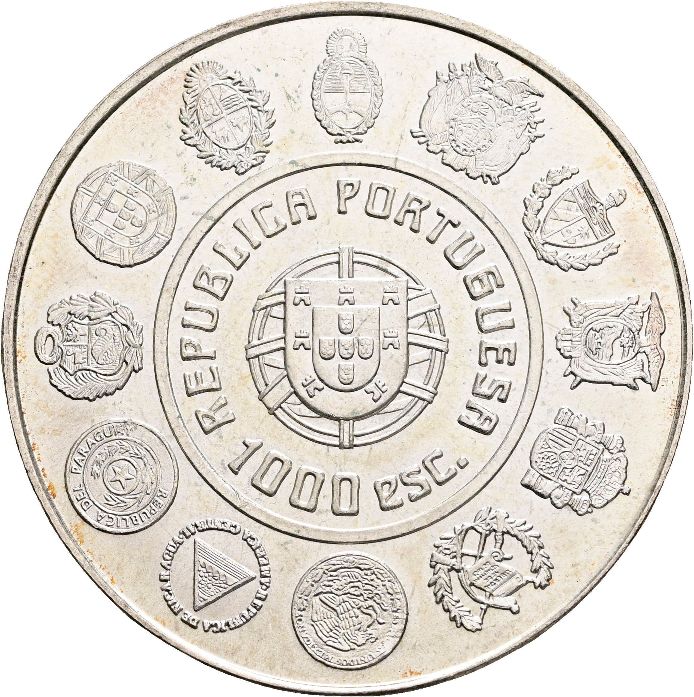 1000 Escudos 1997 – Rückseite