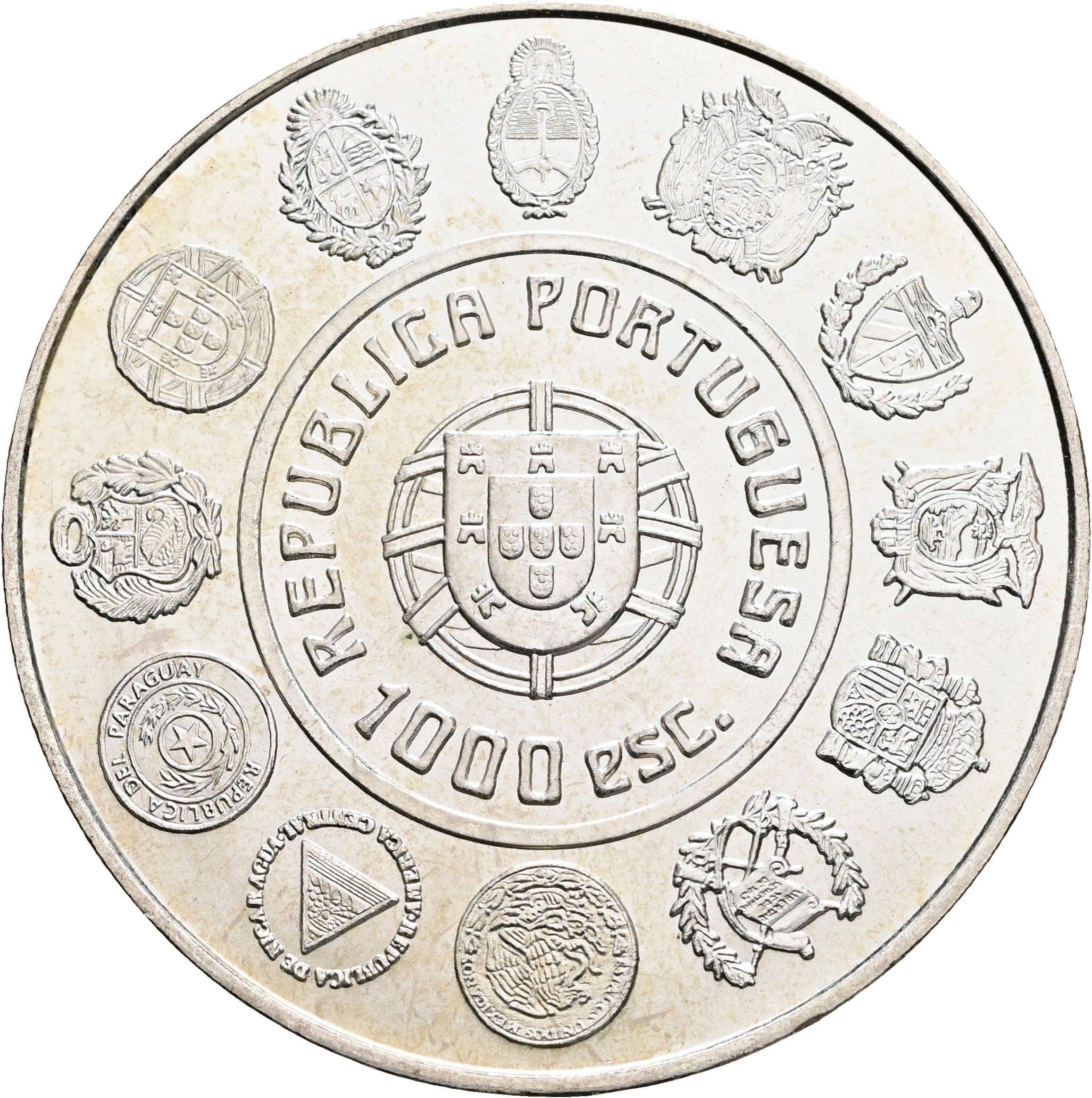 1000 Escudos 1997 – Rückseite