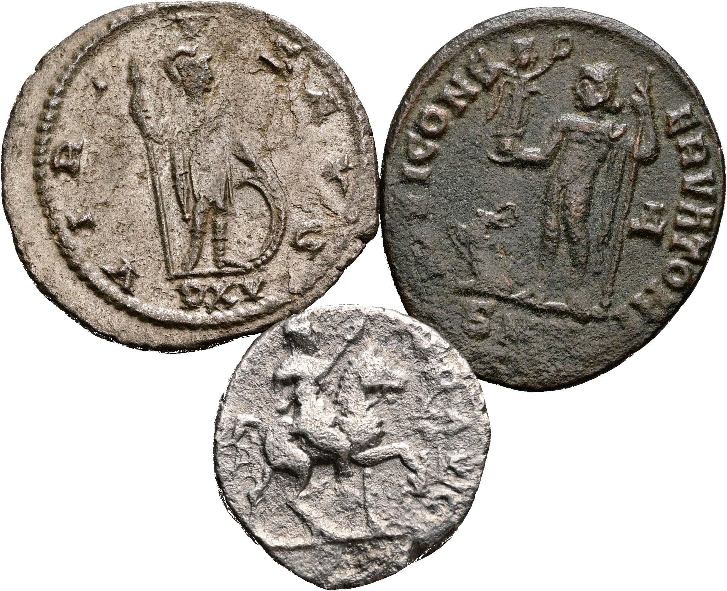 Lot Denar, Follis, Antoninian – Rückseite
