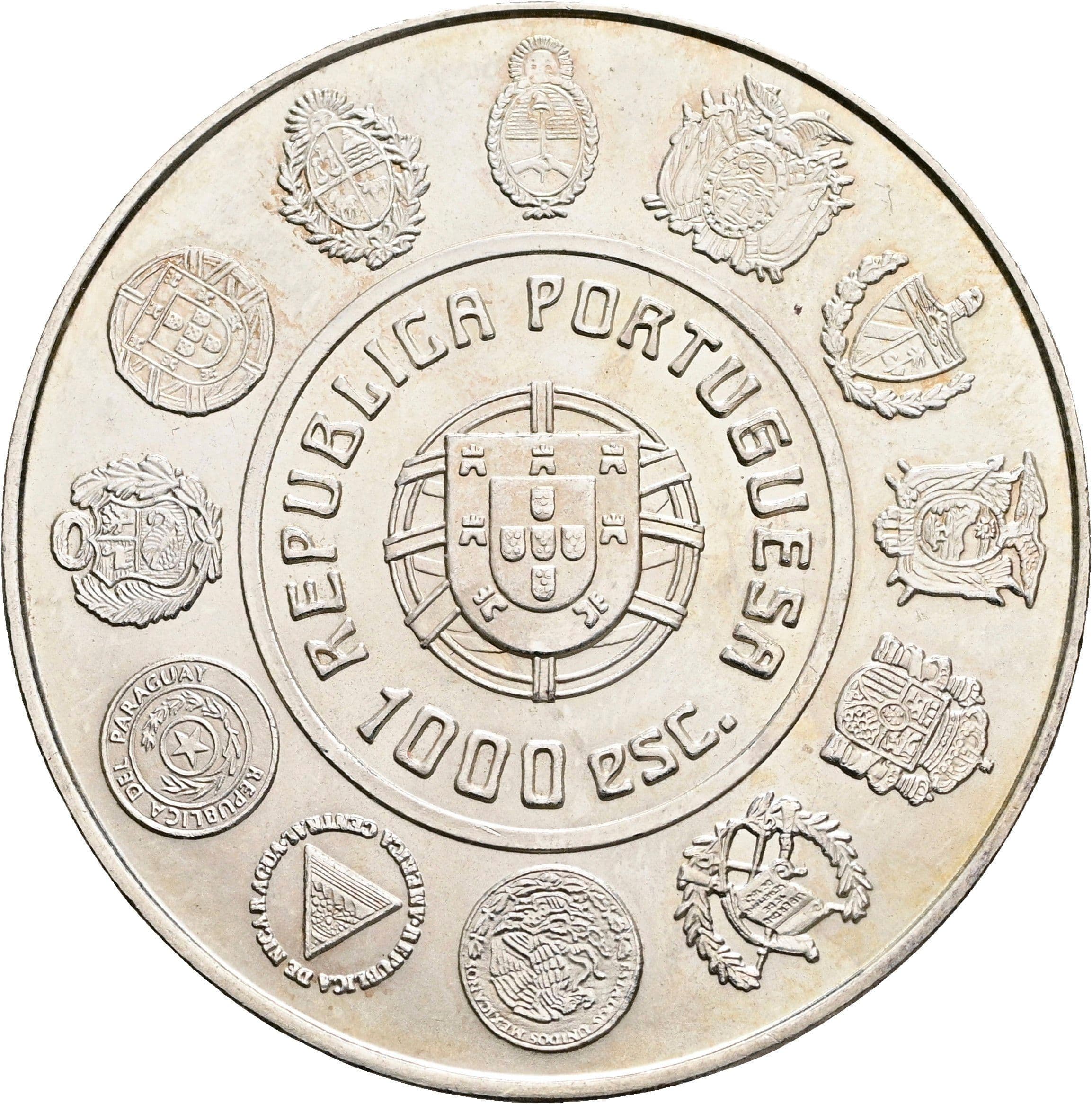 1000 Escudos 1997 – Rückseite