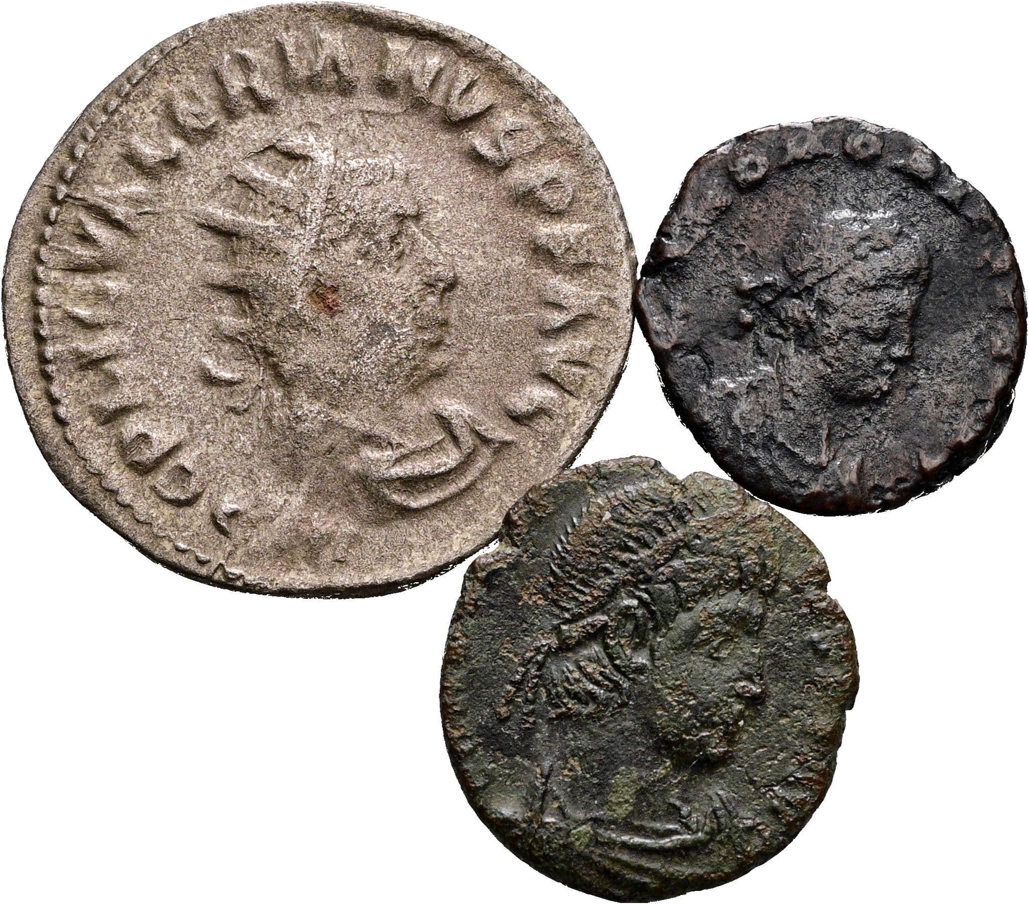 Lot Kleinfollis, Antoninian, Kleinbronze
