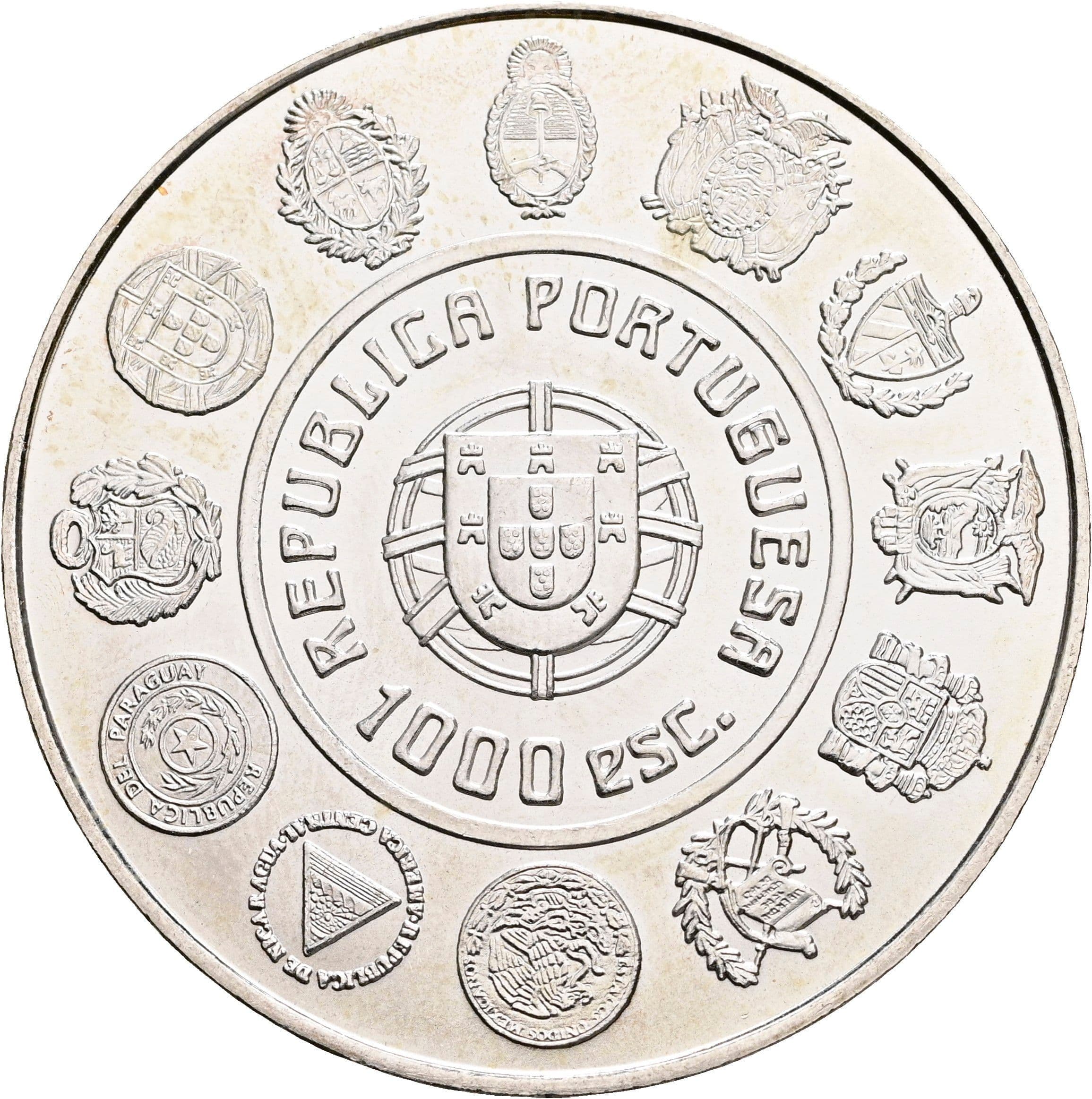 1000 Escudos 1997 – Rückseite