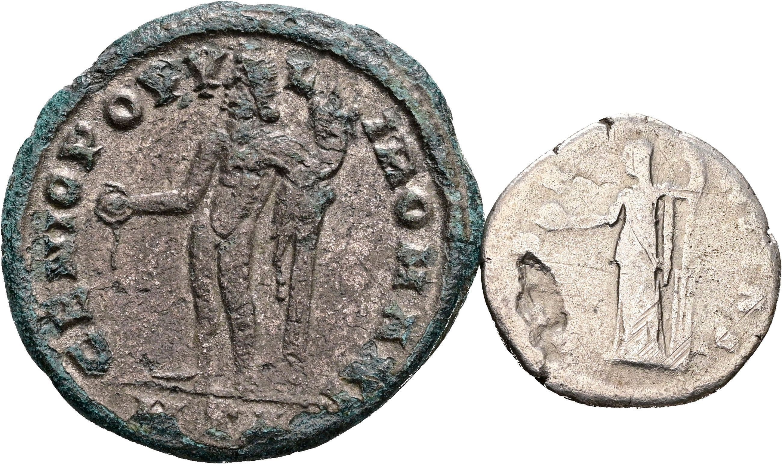 Großfollis und Denar – Rückseite