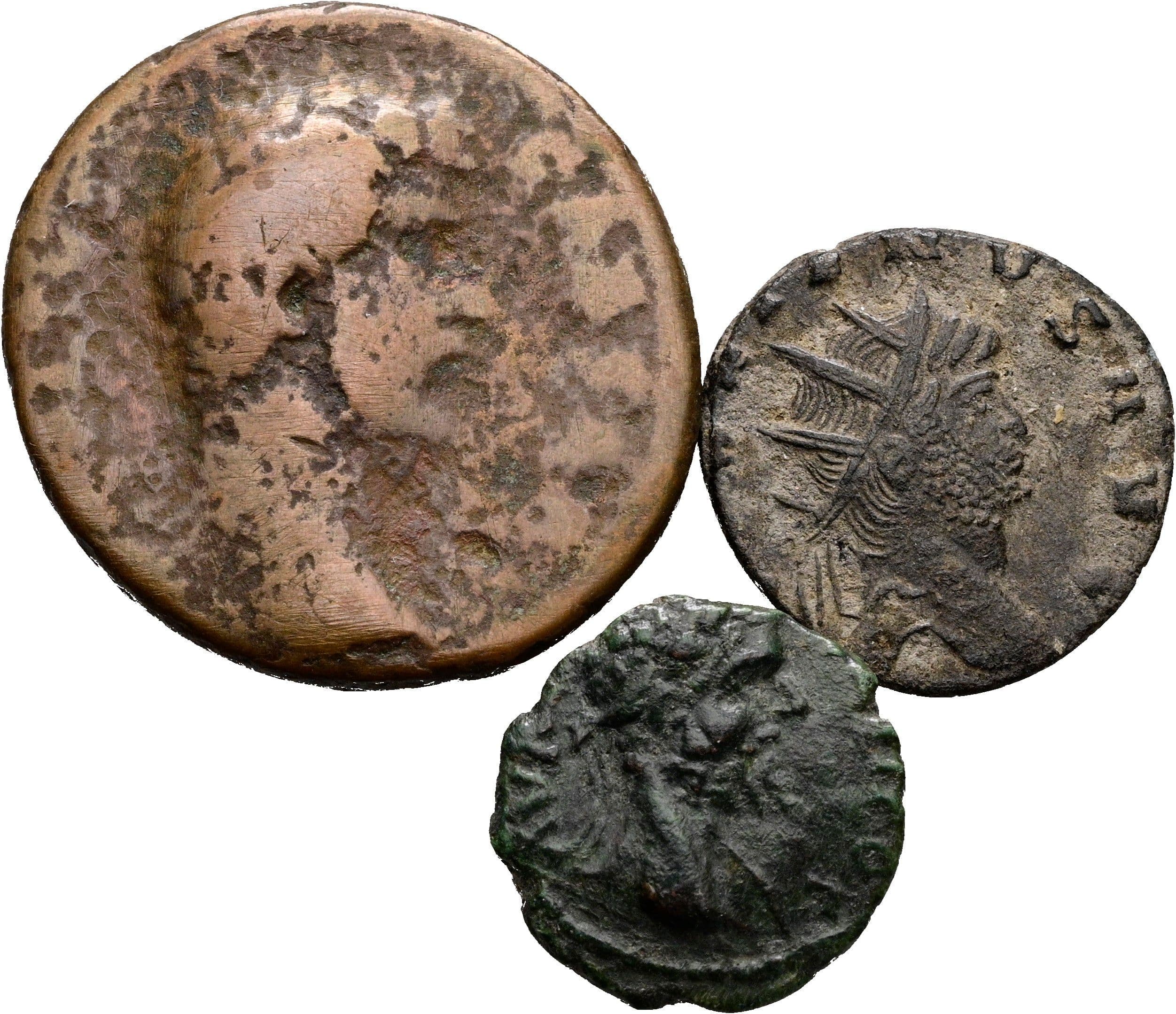 Lot AS, Bronze, reduzierter Antoninian