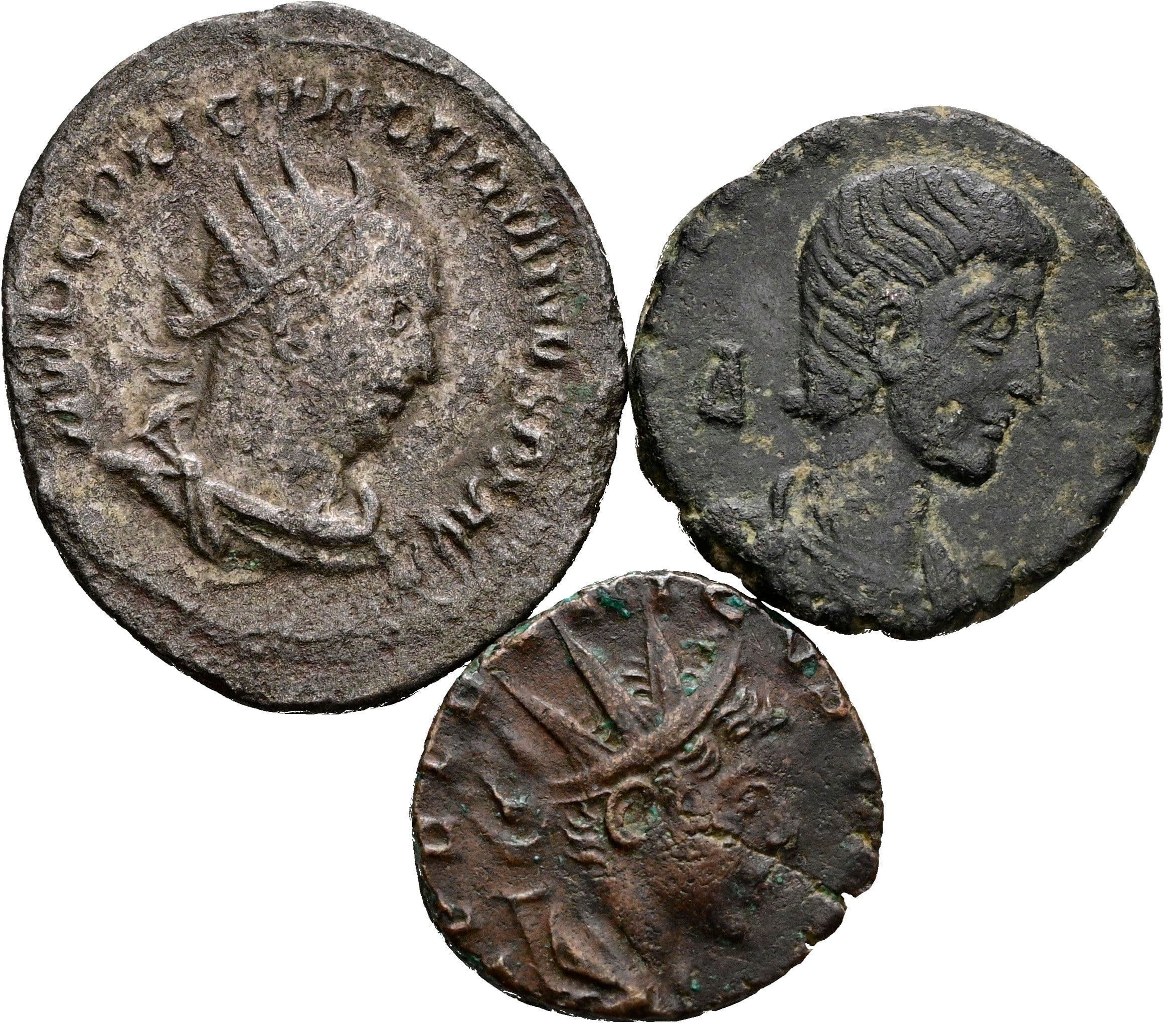 Lot Antoninian, reduzierter Antoninian, Centenionalis