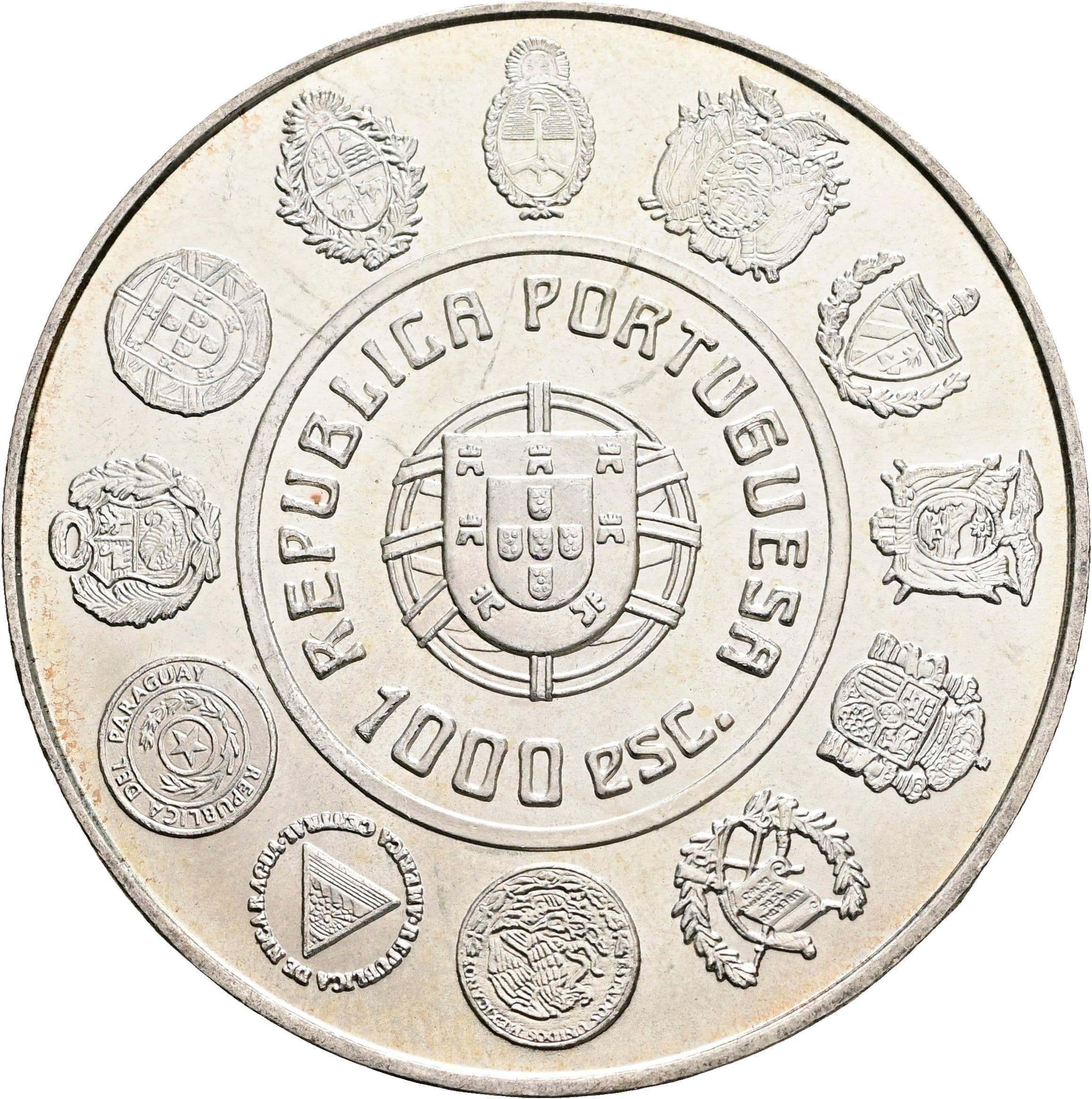 1000 Escudos 1997 – Rückseite