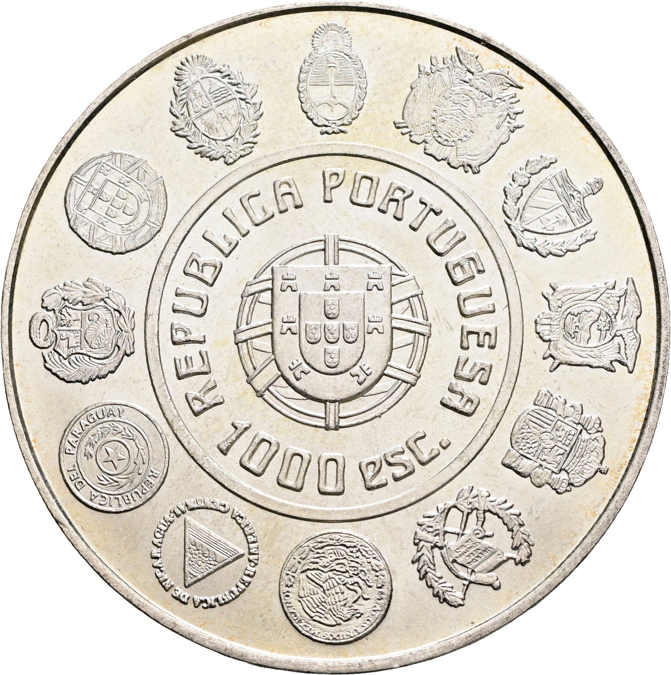 1000 Escudos 1997 – Rückseite