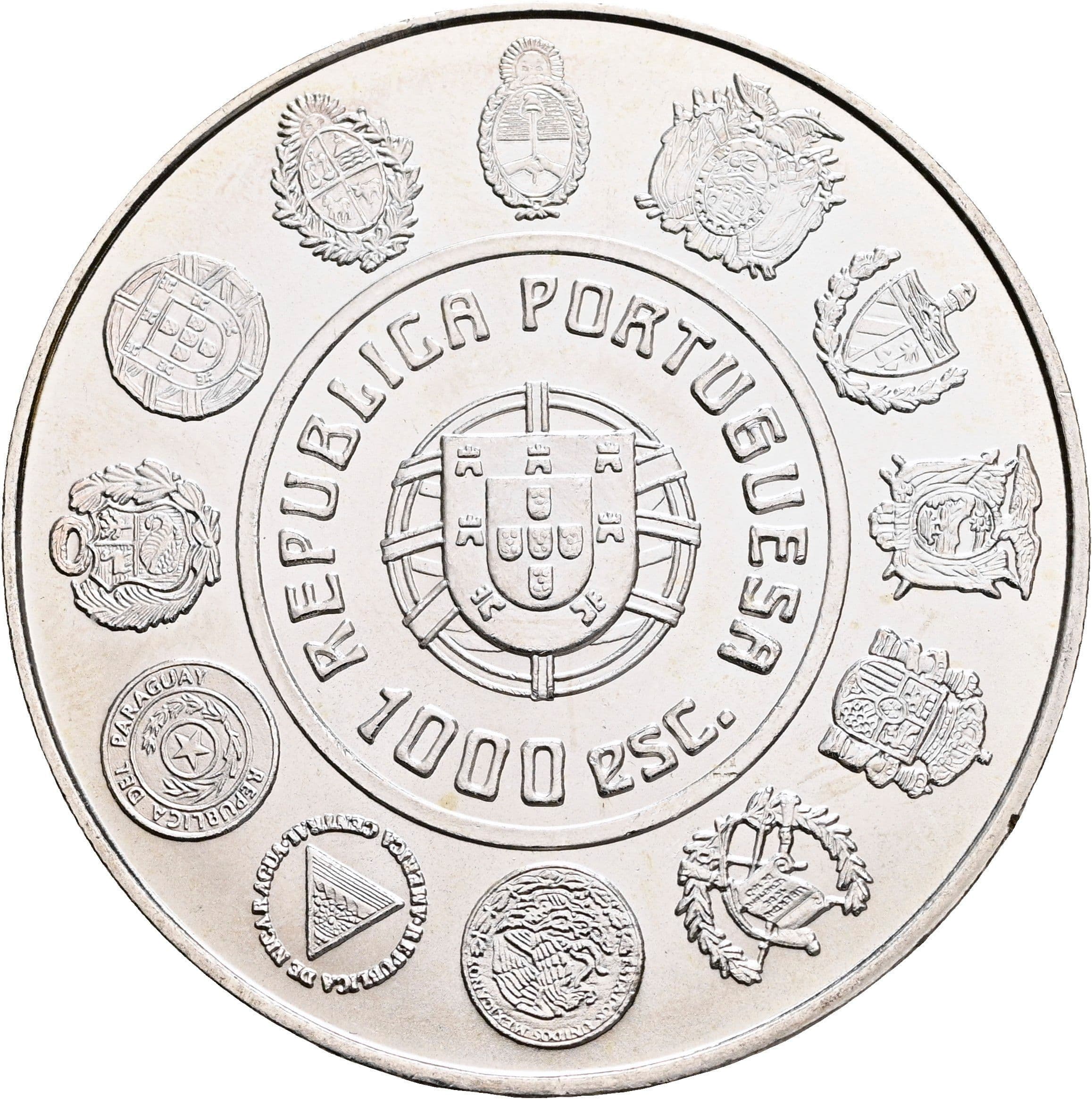 1000 Escudos 1997 – Rückseite