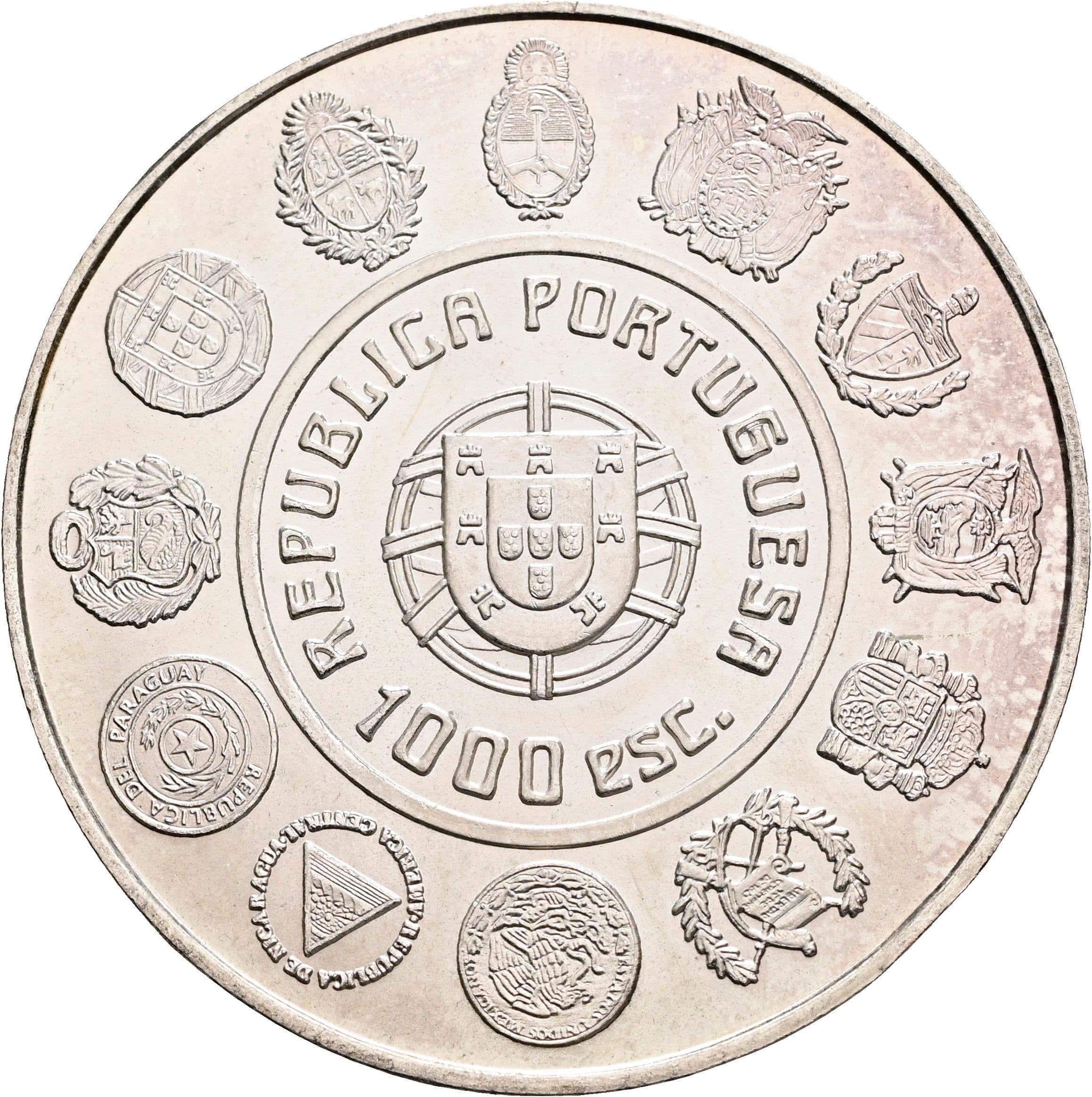 1000 Escudos 1997 – Rückseite
