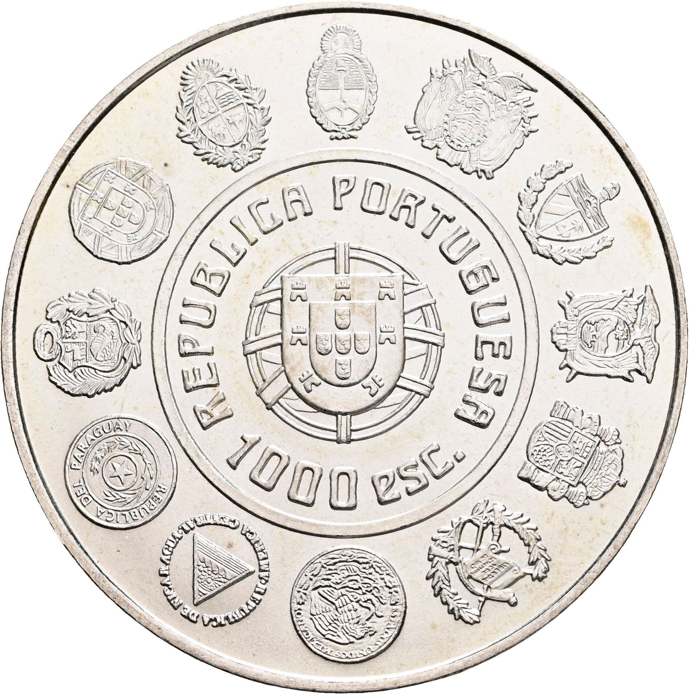 1000 Escudos 1997 – Rückseite