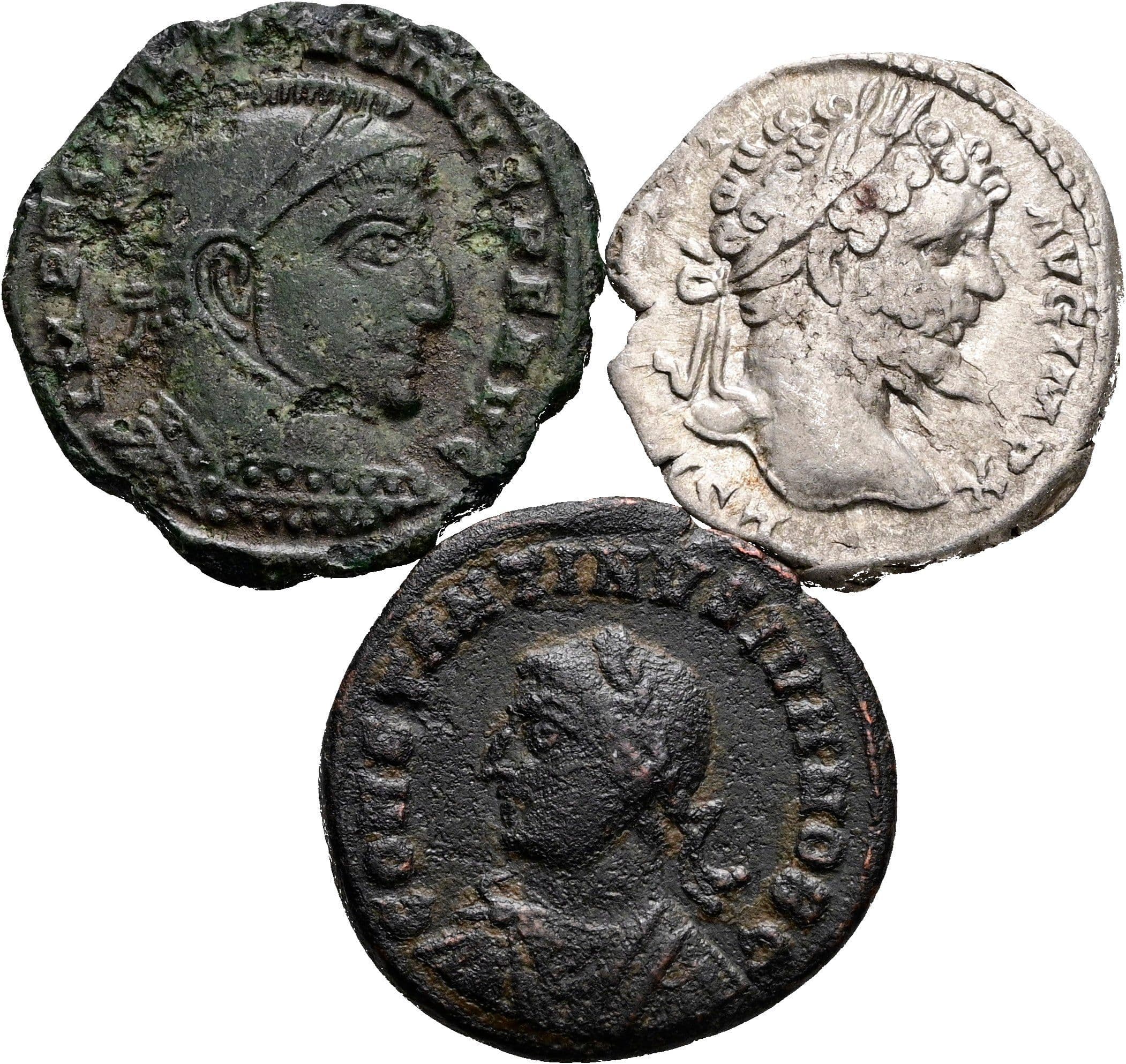 Lot Denar, Mittelfollis, Follis – Vorderseite