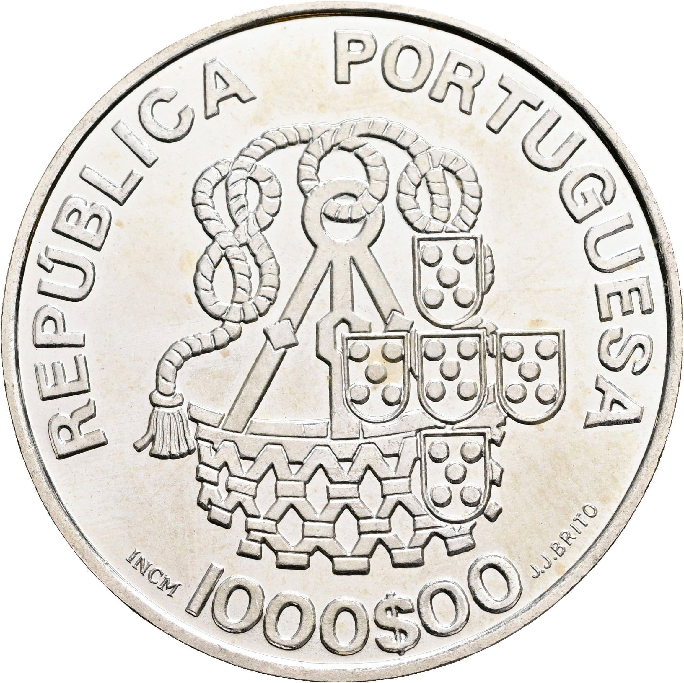 1000 Escudos 1998 – Rückseite